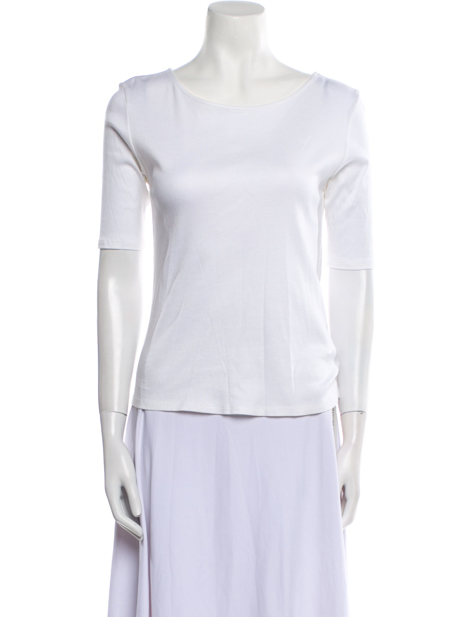 La Garçonne Moderne Bateau Neckline Short Sleeve T-Shirt