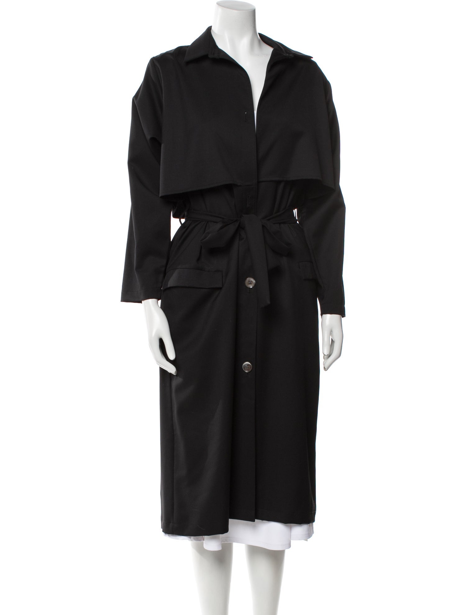 La Garçonne Moderne Wool Trench Coat