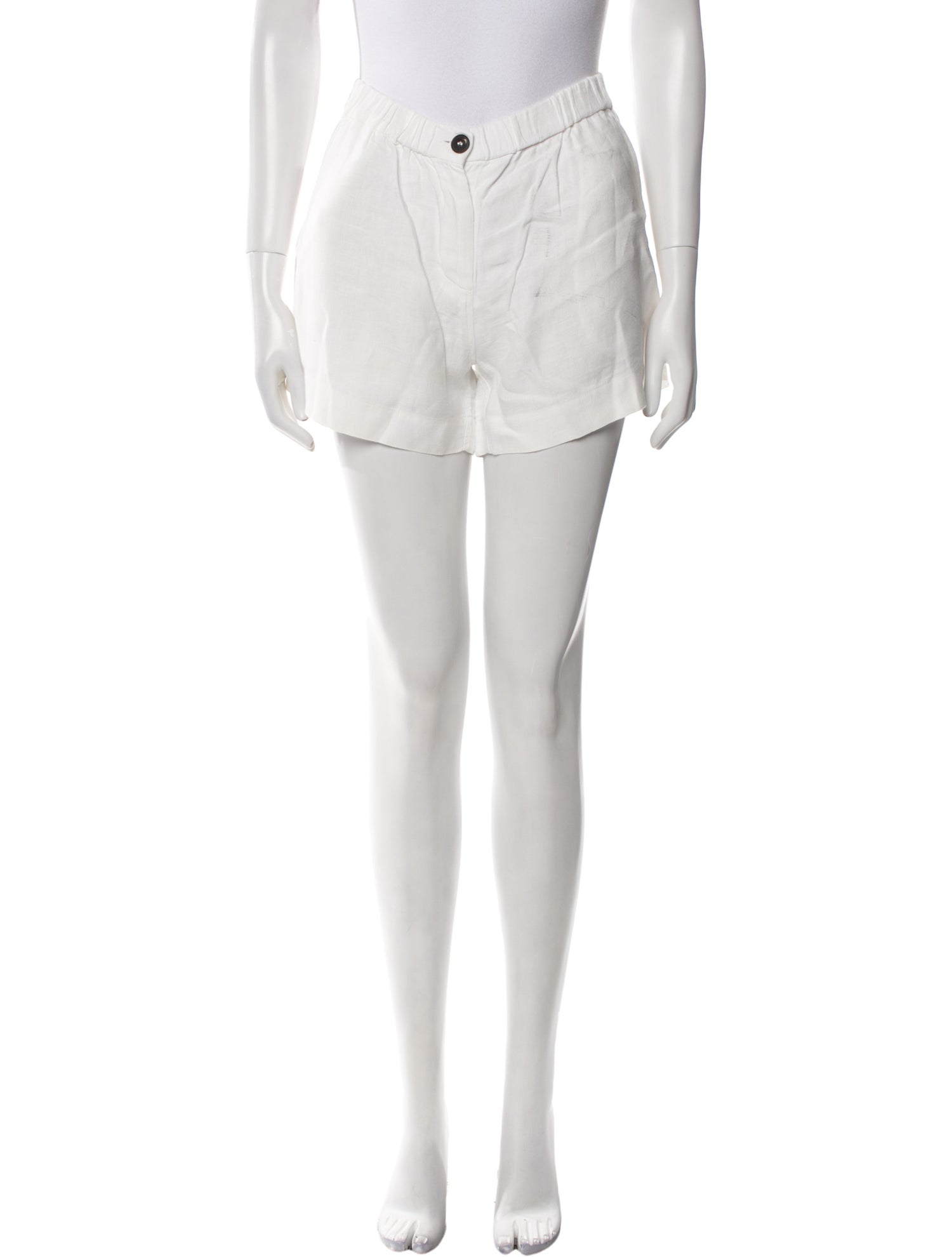 La Garçonne Moderne Linen Mini Shorts