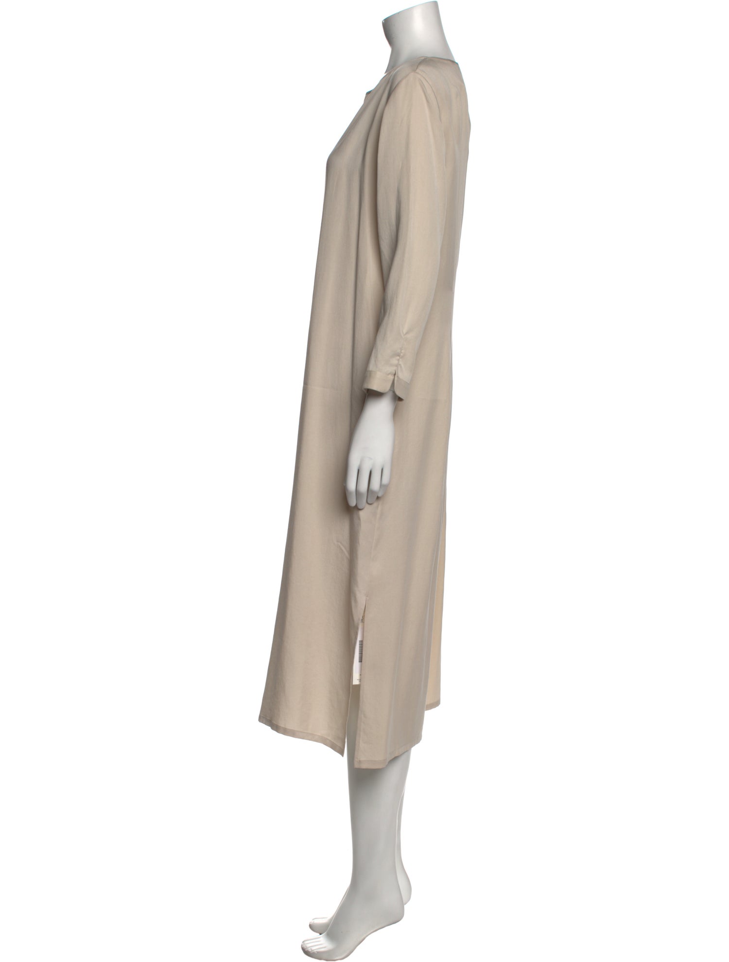 La Garçonne Moderne Scoop Neck Midi Length Dress