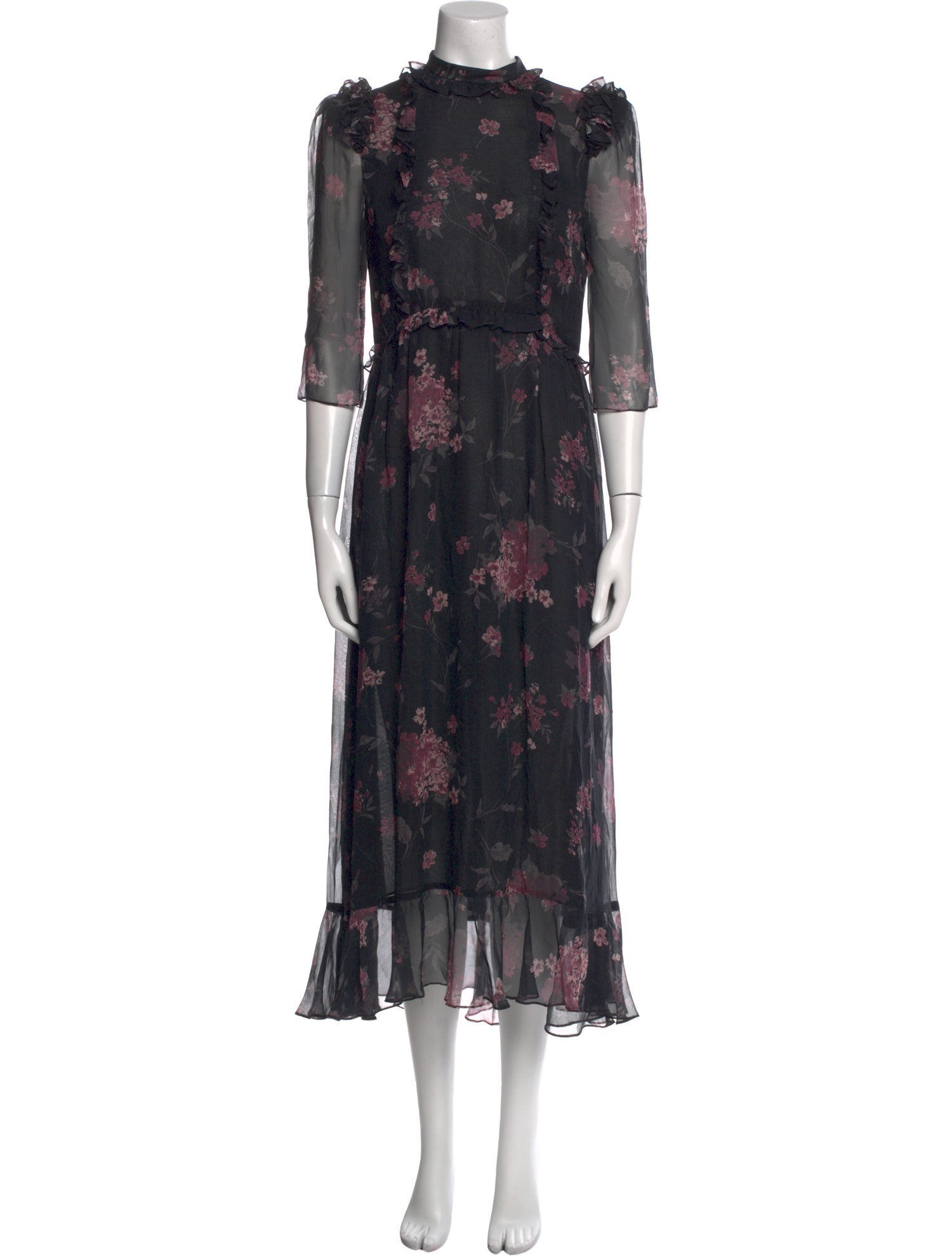 Laura Garcia Collection Silk Long Dress