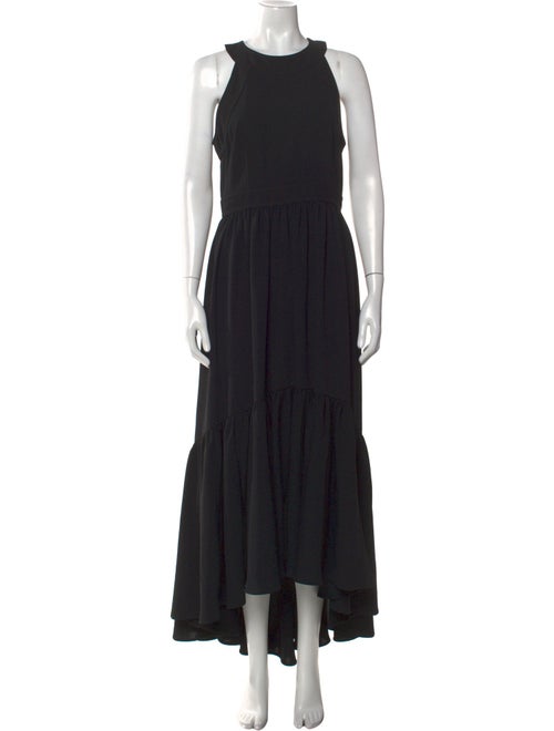 Laura Garcia Collection Crew Neck Long Dress