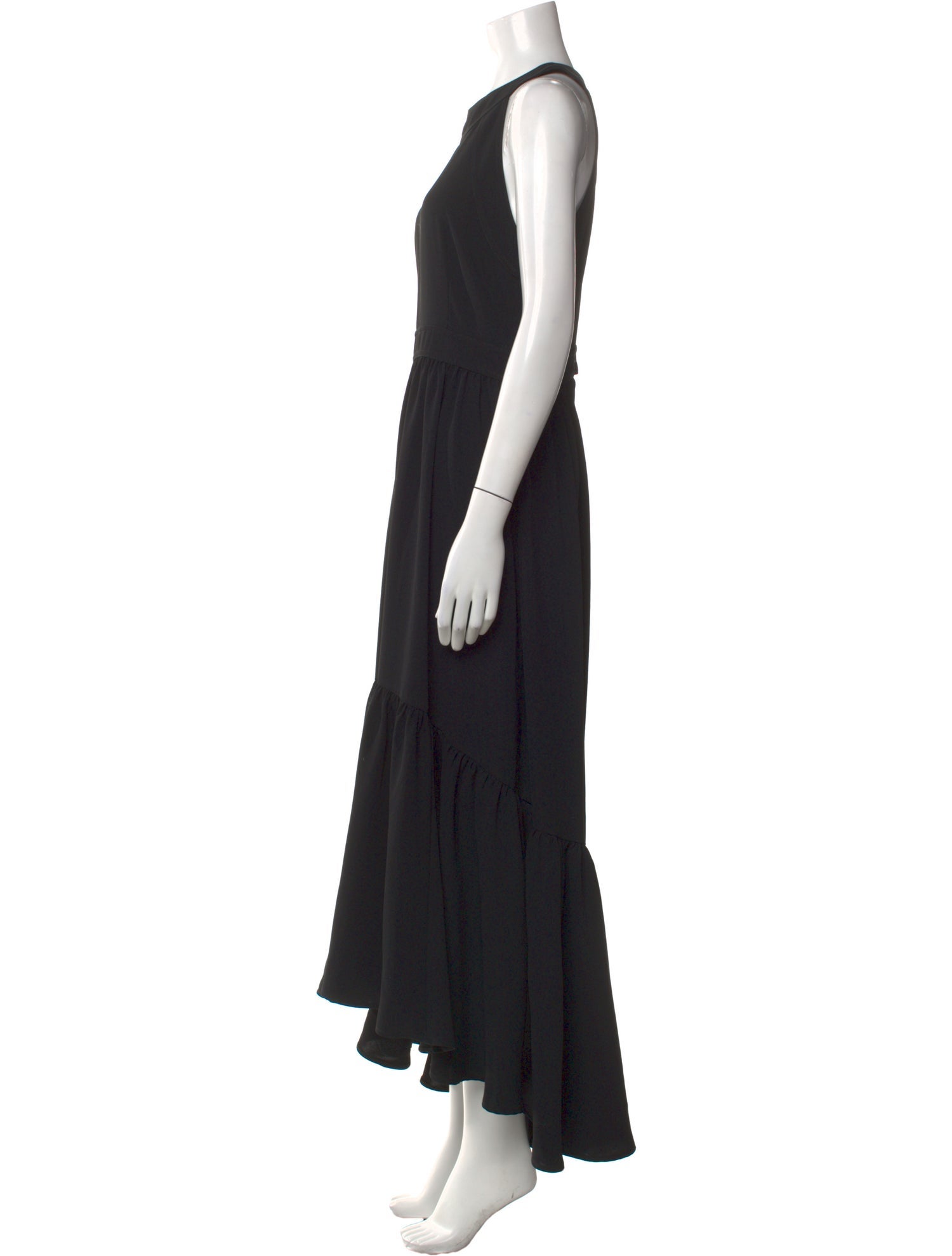 Laura Garcia Collection Crew Neck Long Dress
