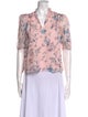 Laura Garcia Collection Silk Floral Print Blouse