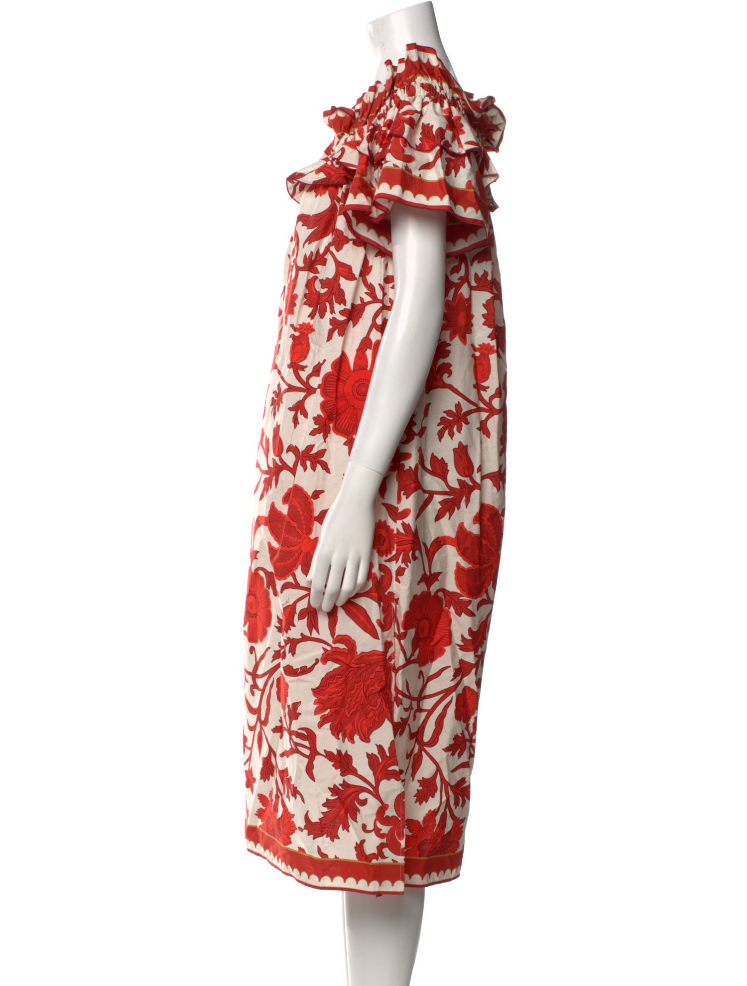 La DoubleJ x Orlebar Brown Printed Midi Length Dress