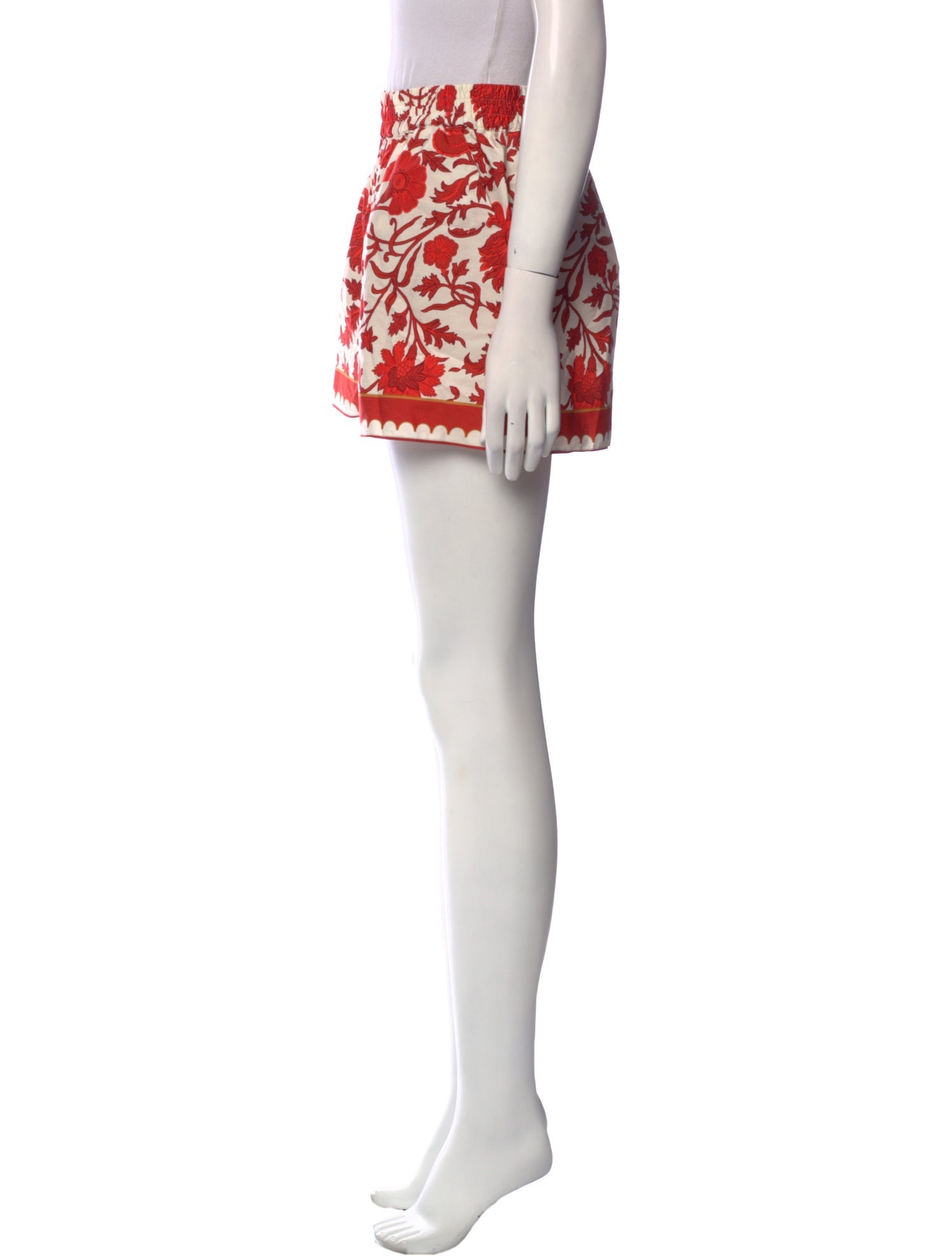 La DoubleJ x Orlebar Brown Floral Print Mini Shorts