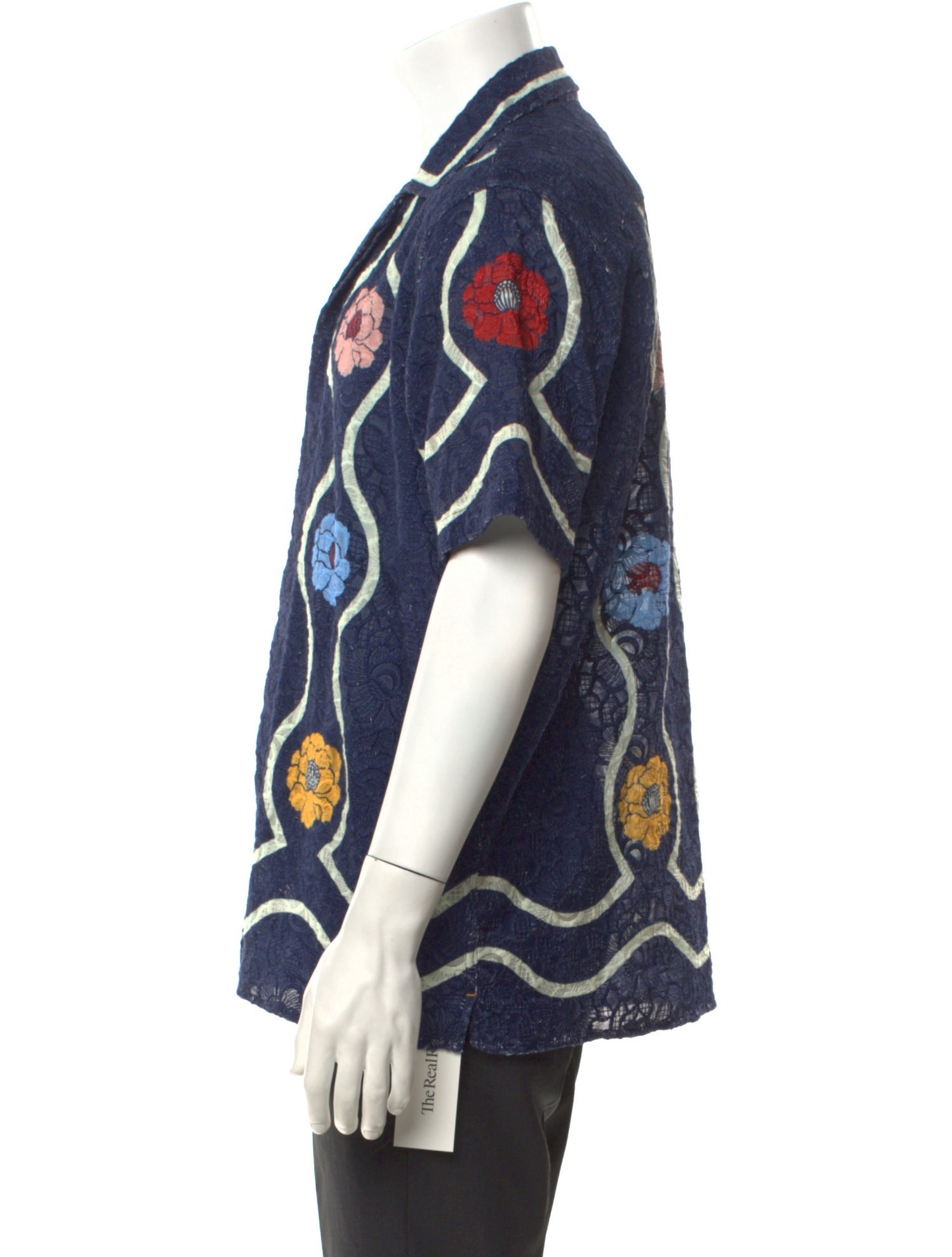 La DoubleJ x Orlebar Brown Floral Print Short Sleeve Shirt