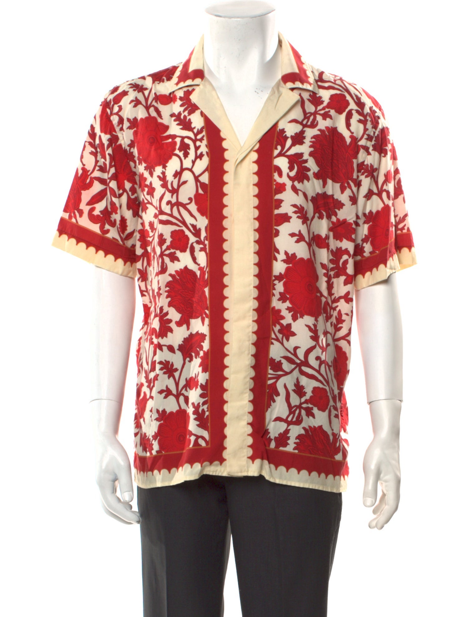 La DoubleJ x Orlebar Brown Floral Print Short Sleeve Shirt