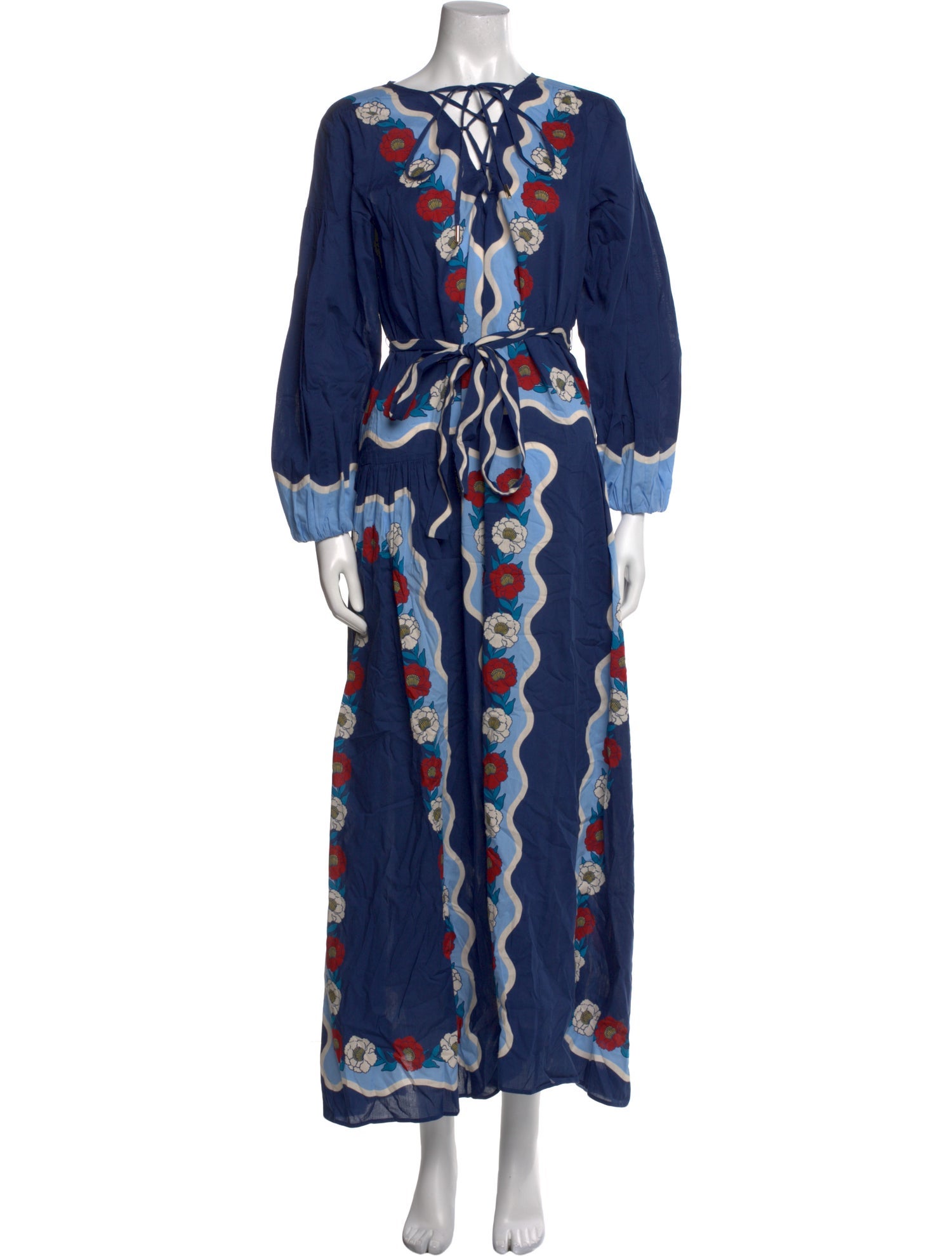 La DoubleJ x Orlebar Brown Floral Print Long Dress