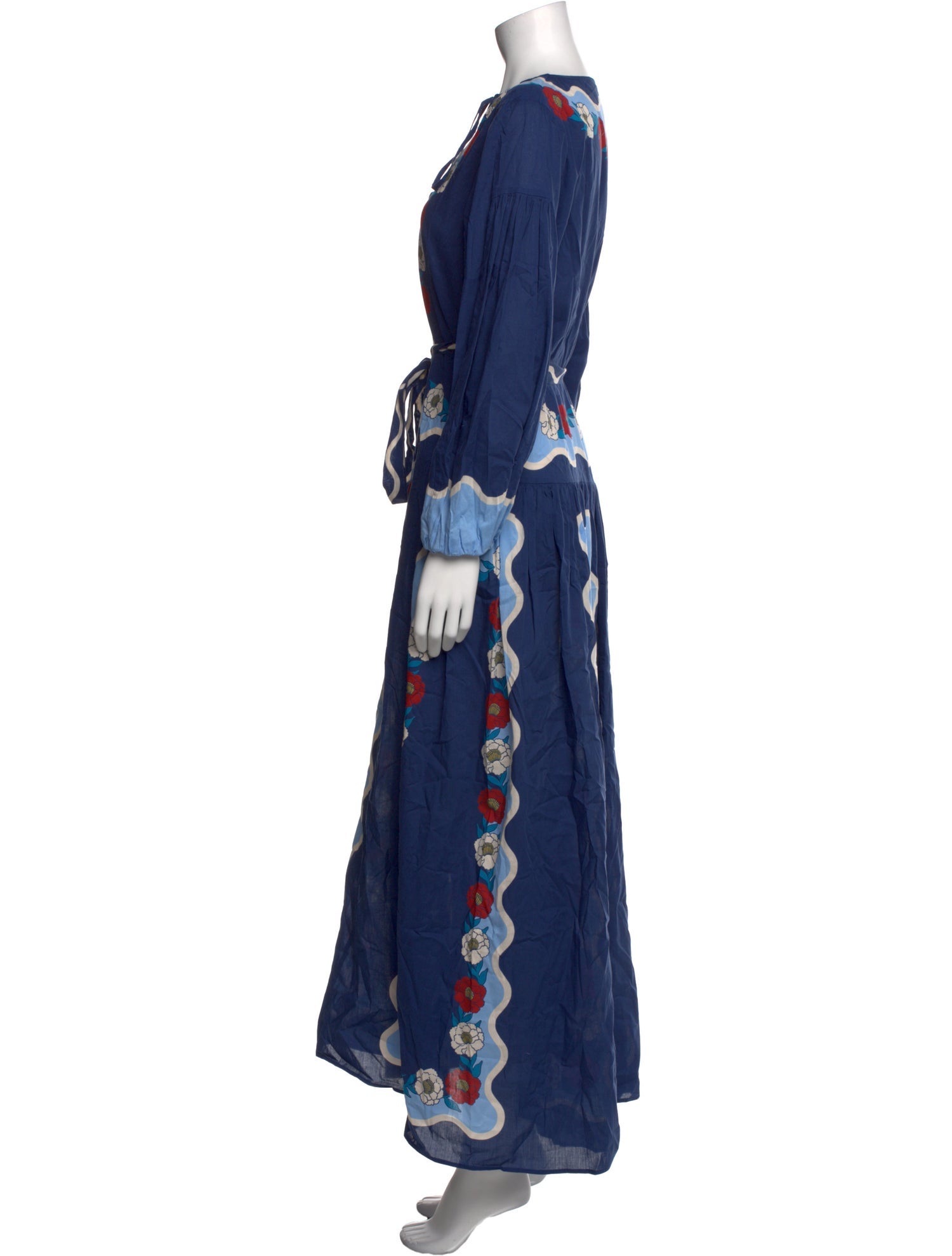 La DoubleJ x Orlebar Brown Floral Print Long Dress