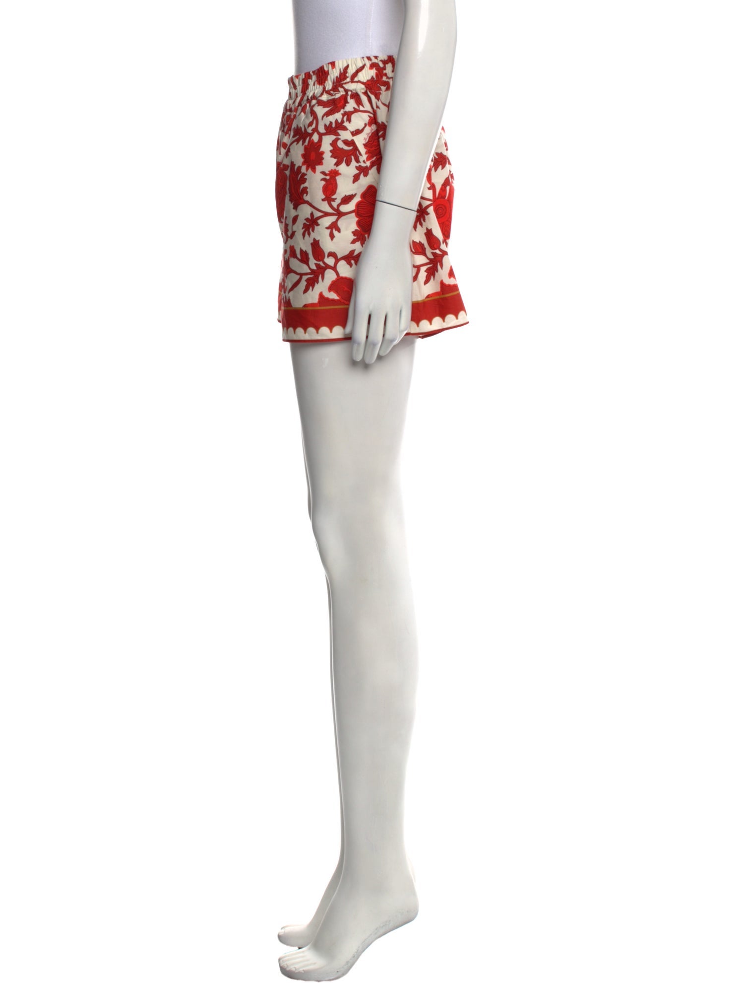 La DoubleJ x Orlebar Brown Floral Print Mini Shorts