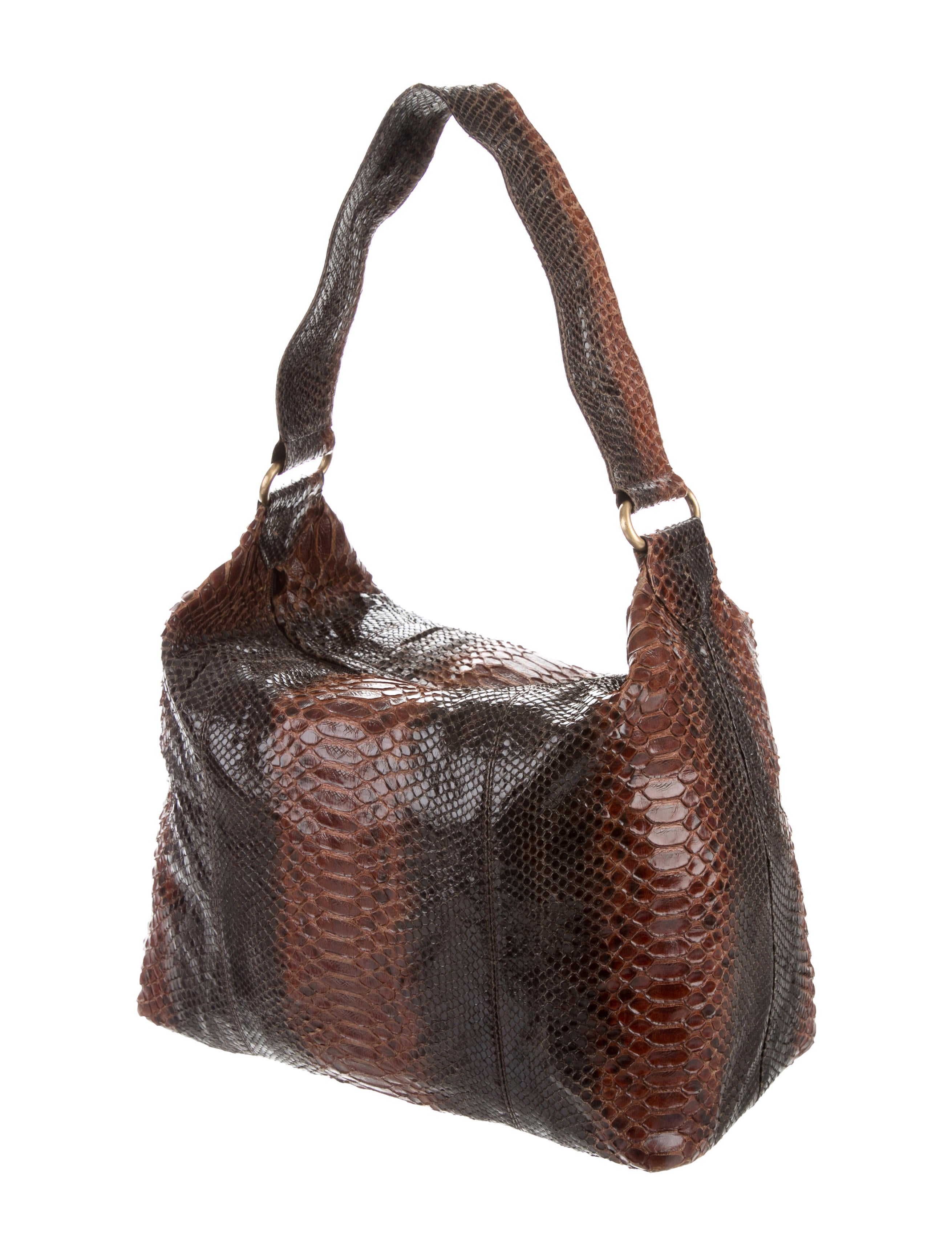 Lai Python Shoulder Bag Handbags Wlaih20013 The Realreal Python Shoulder Bag