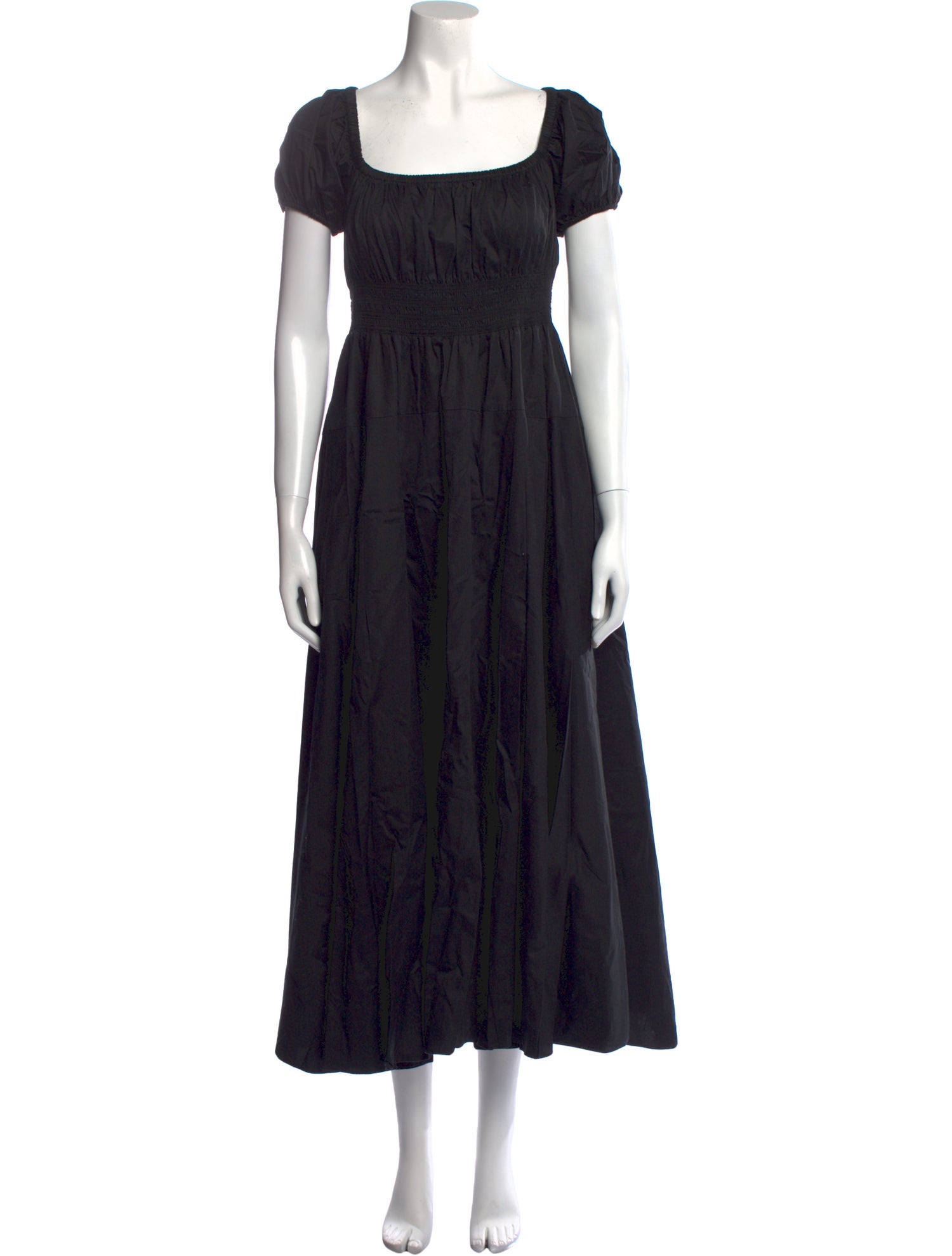 La Ligne Square Neckline Long Dress