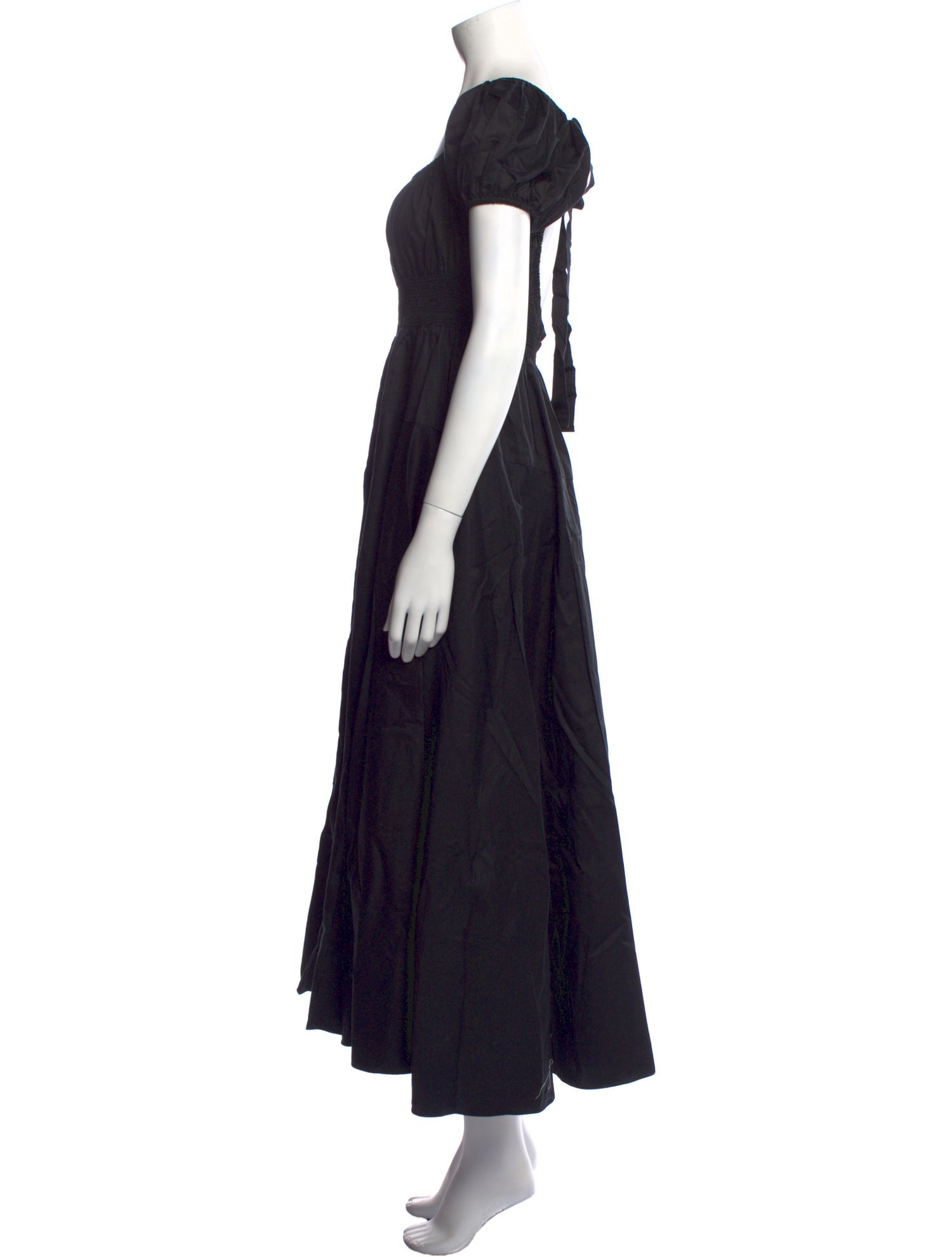 La Ligne Square Neckline Long Dress
