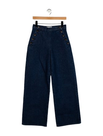 La Ligne High-Rise Wide Leg Jeans