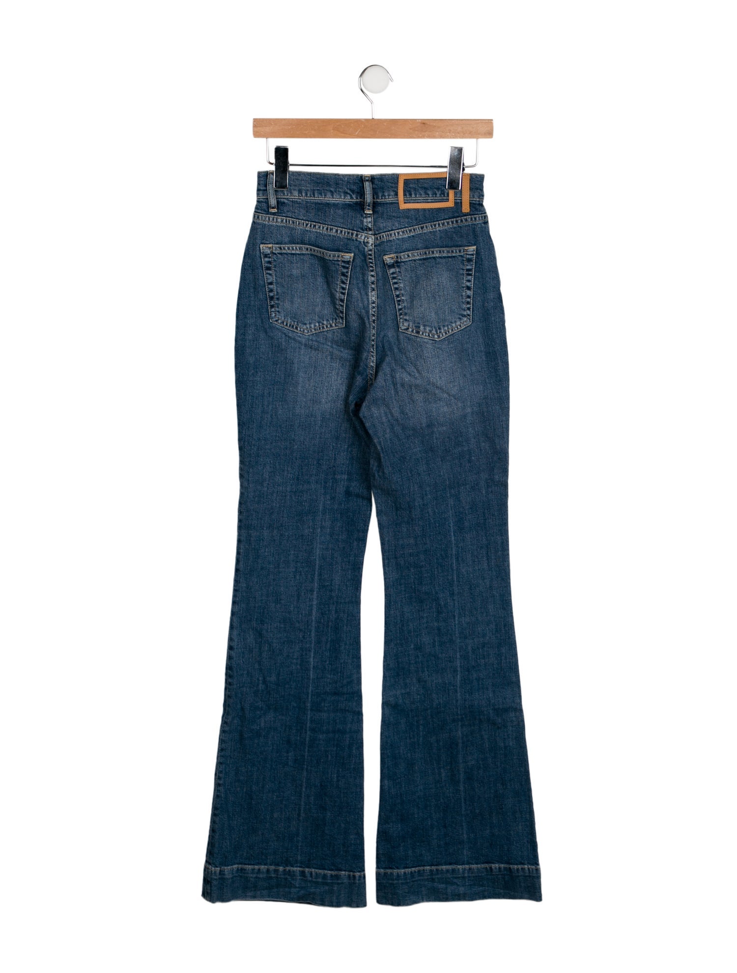 La Ligne Mid-Rise Wide Leg Jeans