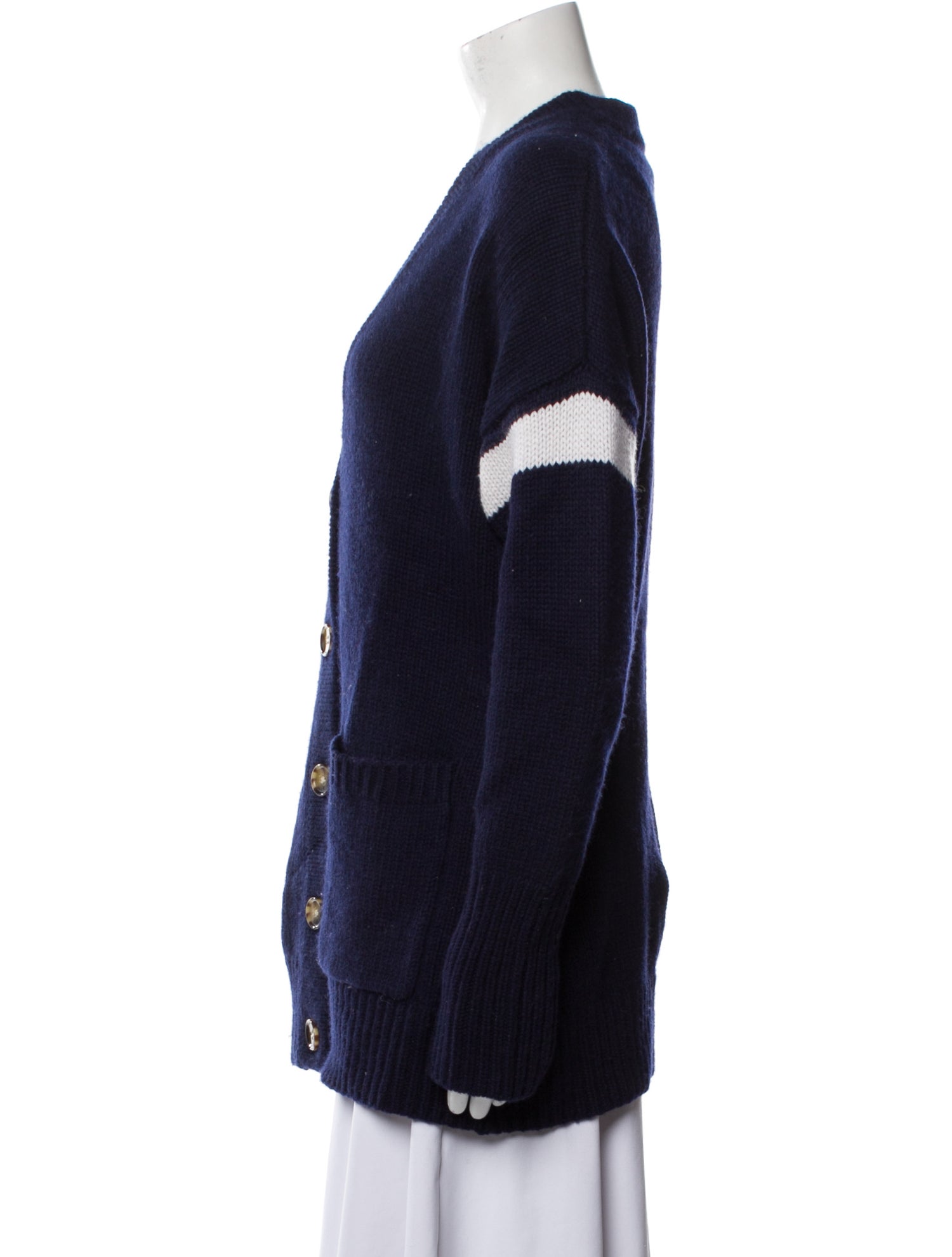 La Ligne Wool Plunge Neckline Sweater