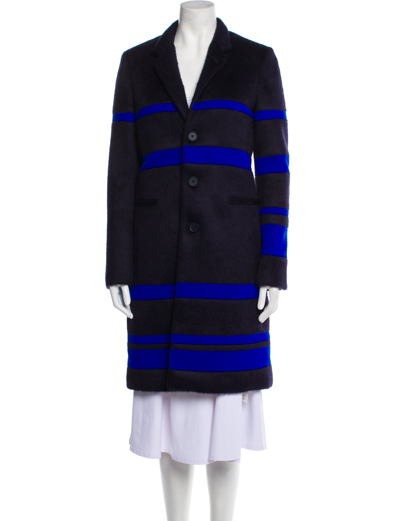 La Ligne Striped Peacoat