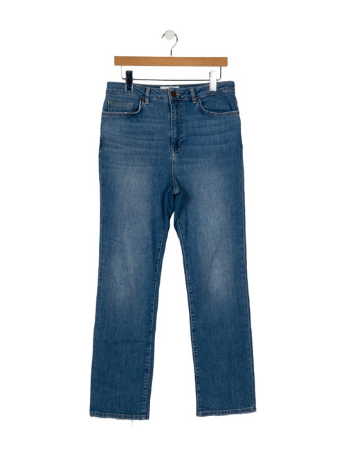La Ligne High-Rise Straight Leg Jeans