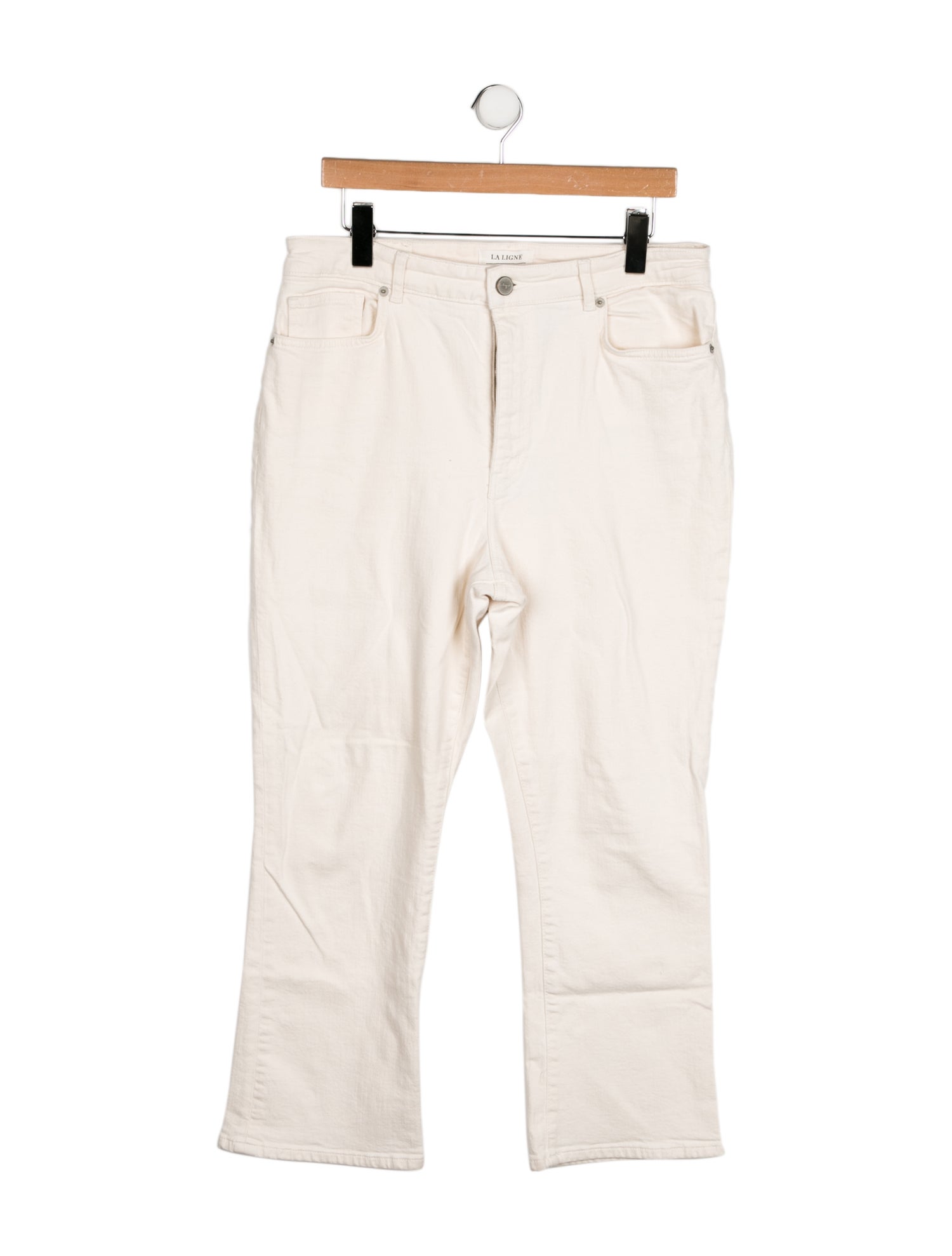 La Ligne High-Rise Straight Leg Jeans
