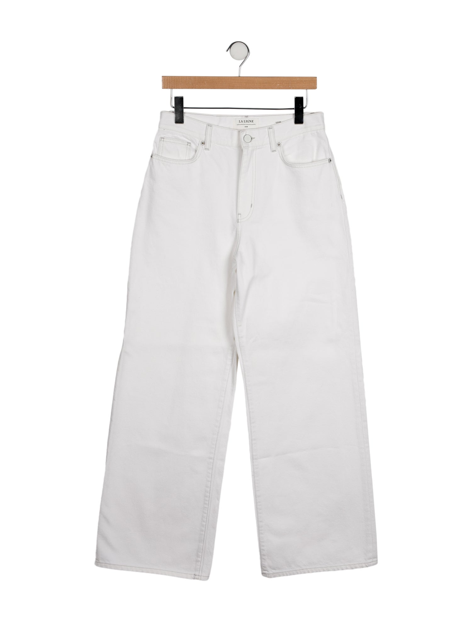 La Ligne High-Rise Wide Leg Jeans