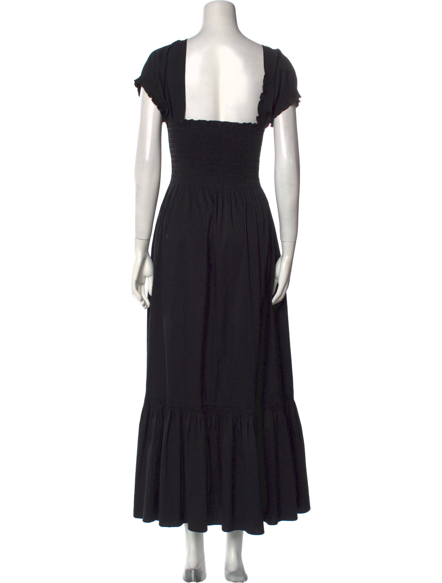 La Ligne Square Neckline Long Dress