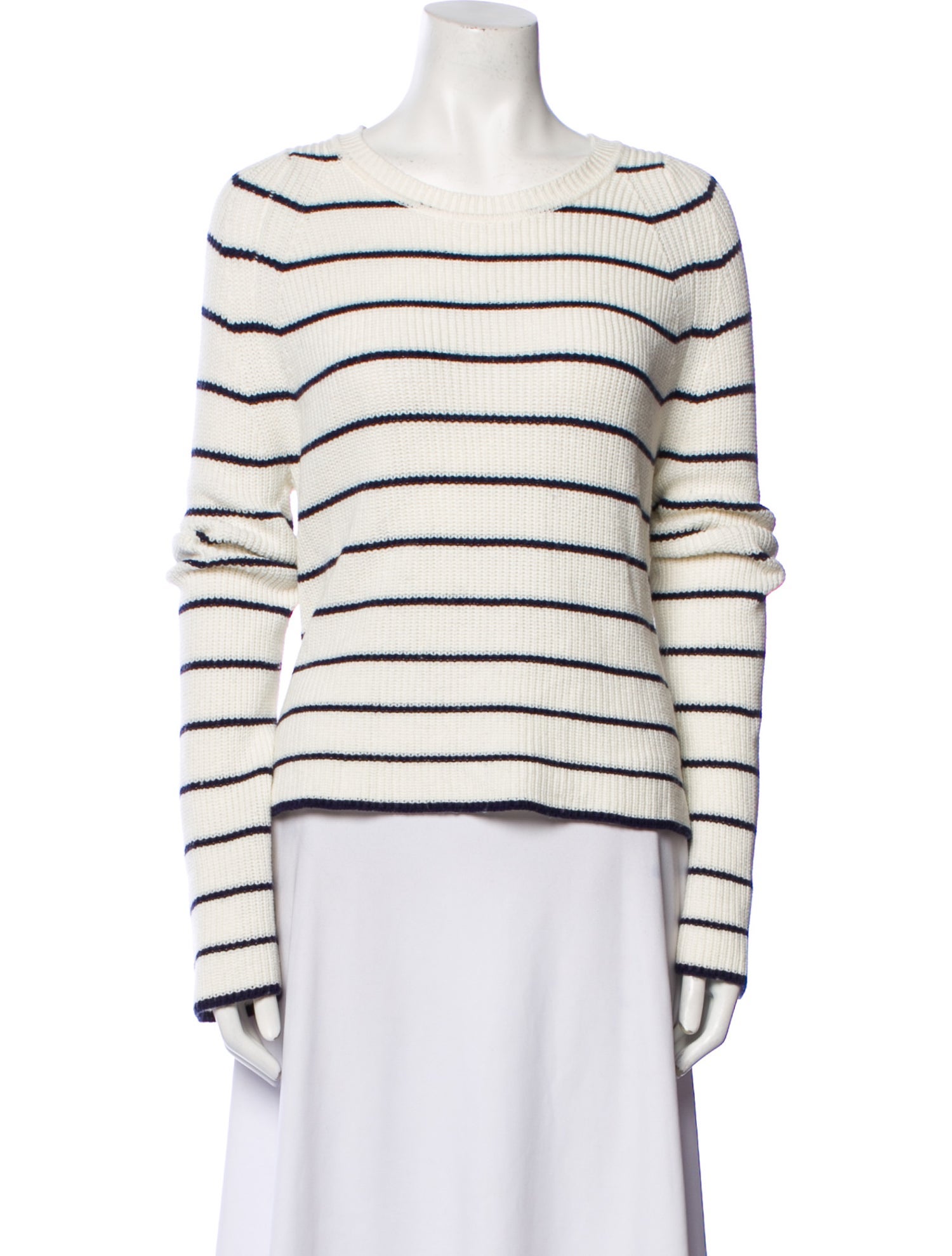 La Ligne Striped Scoop Neck Sweater