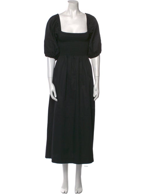 La Ligne Square Neckline Long Dress