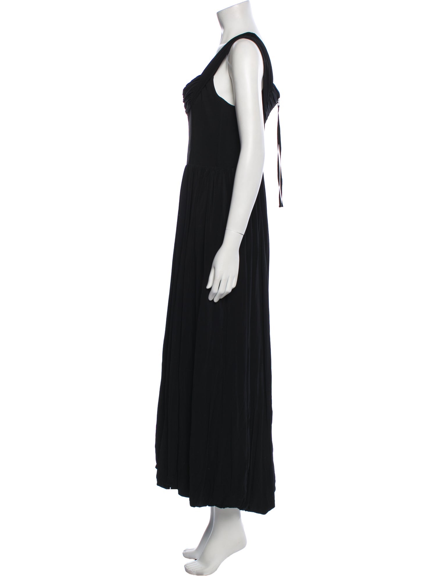 La Ligne Square Neckline Long Dress
