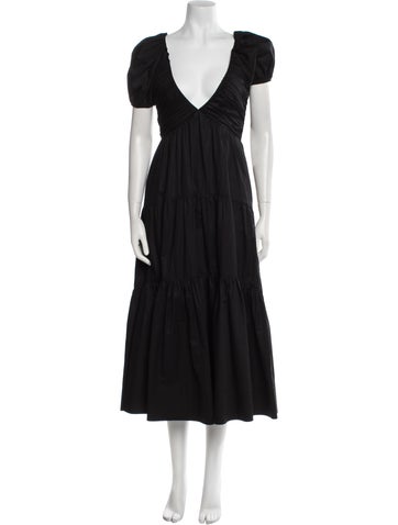 La Ligne Dresses V-Neck Long Dress S