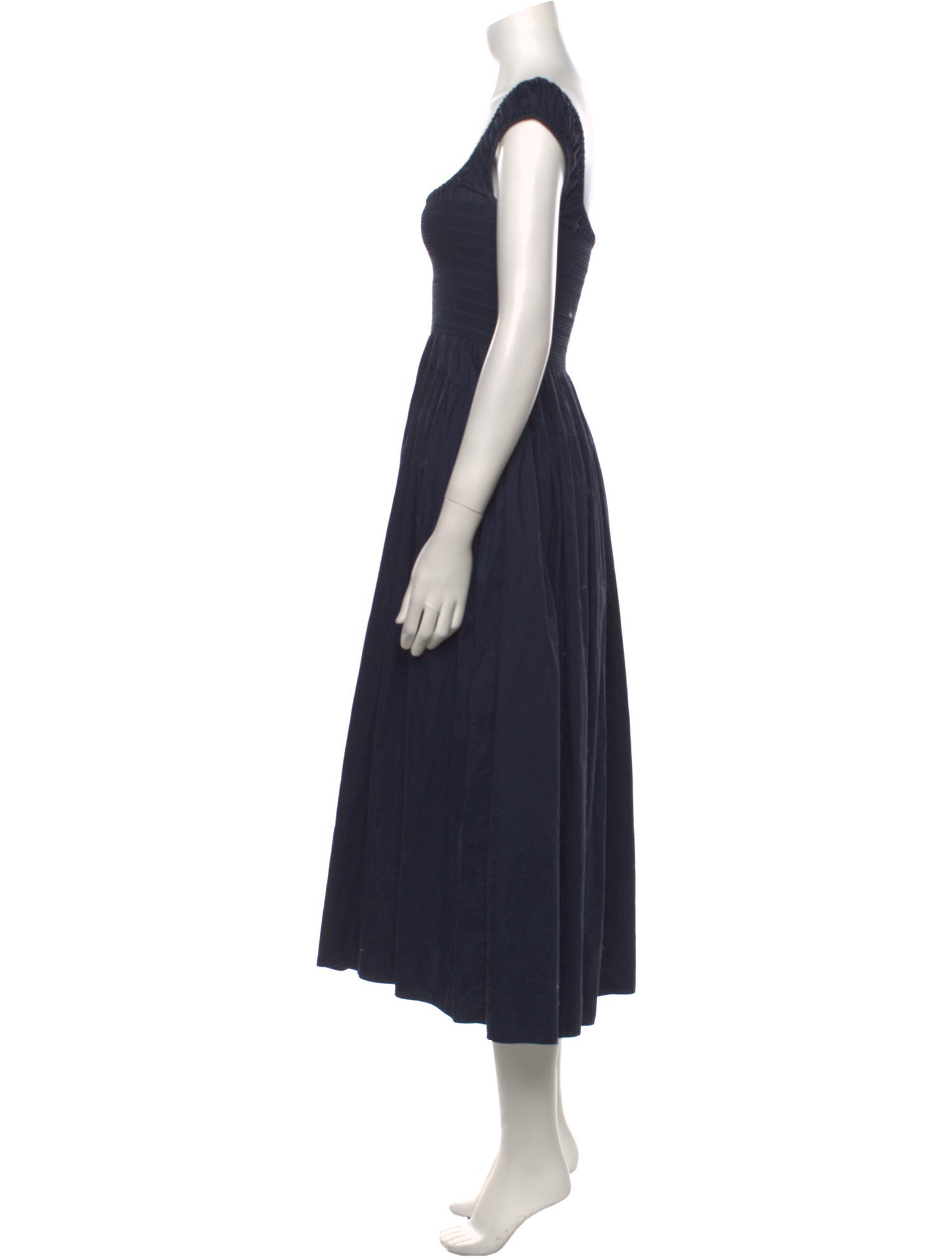 La Ligne Square Neckline Long Dress