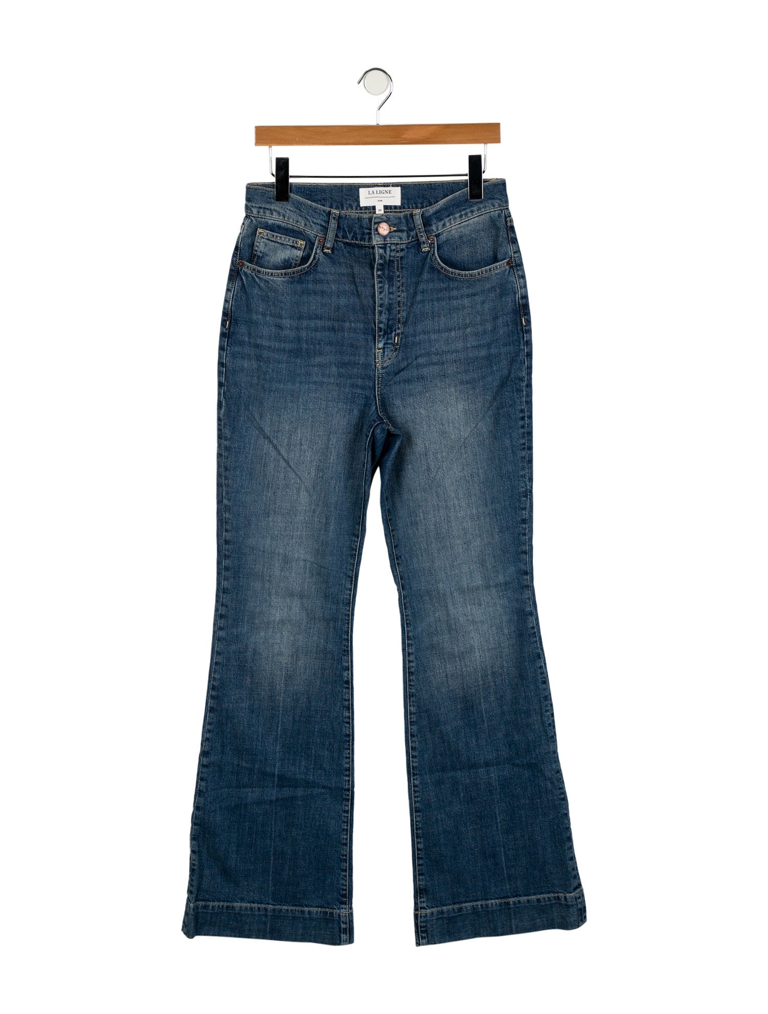 La Ligne High-Rise Wide Leg Jeans