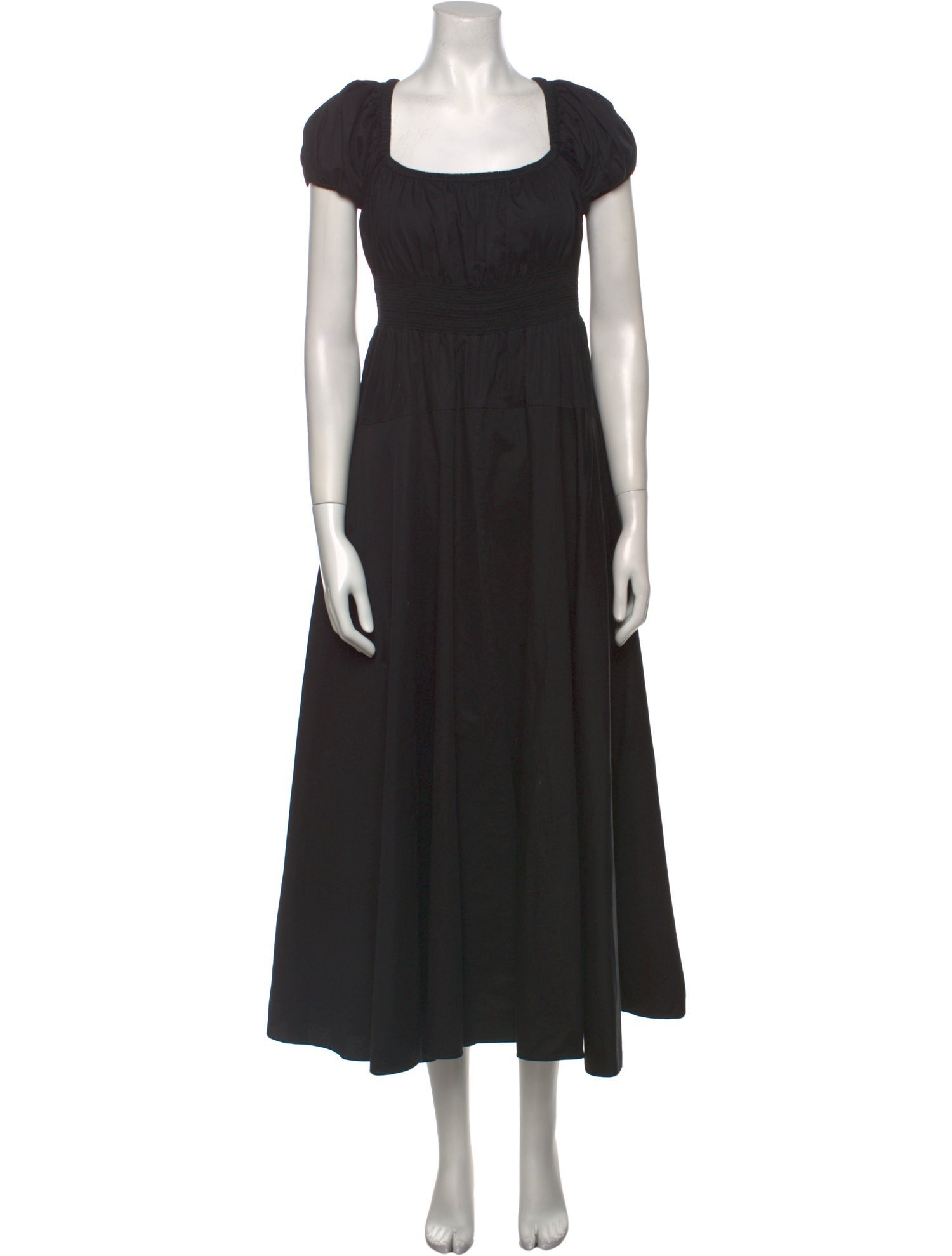 La Ligne Square Neckline Long Dress