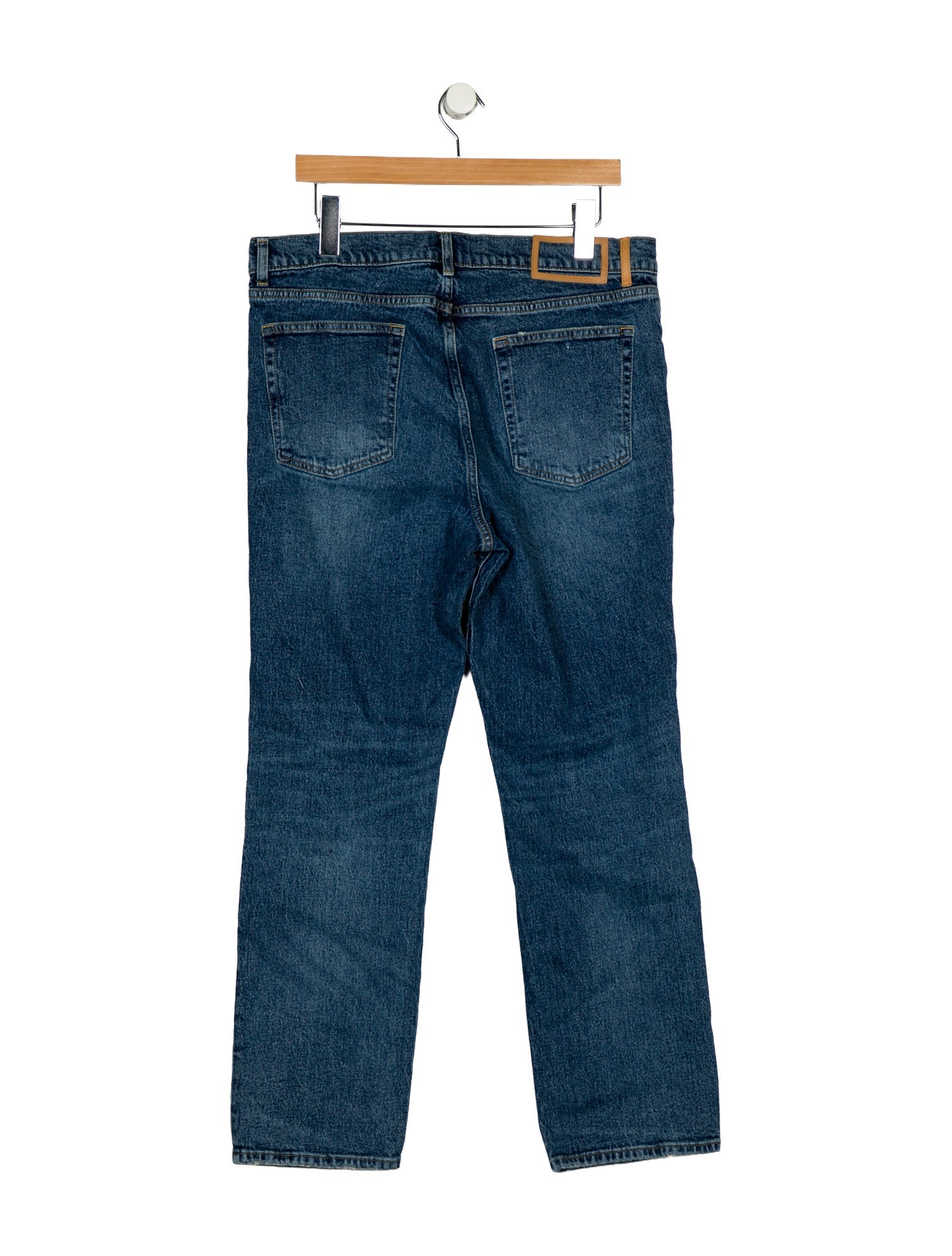La Ligne High-Rise Straight Leg Jeans
