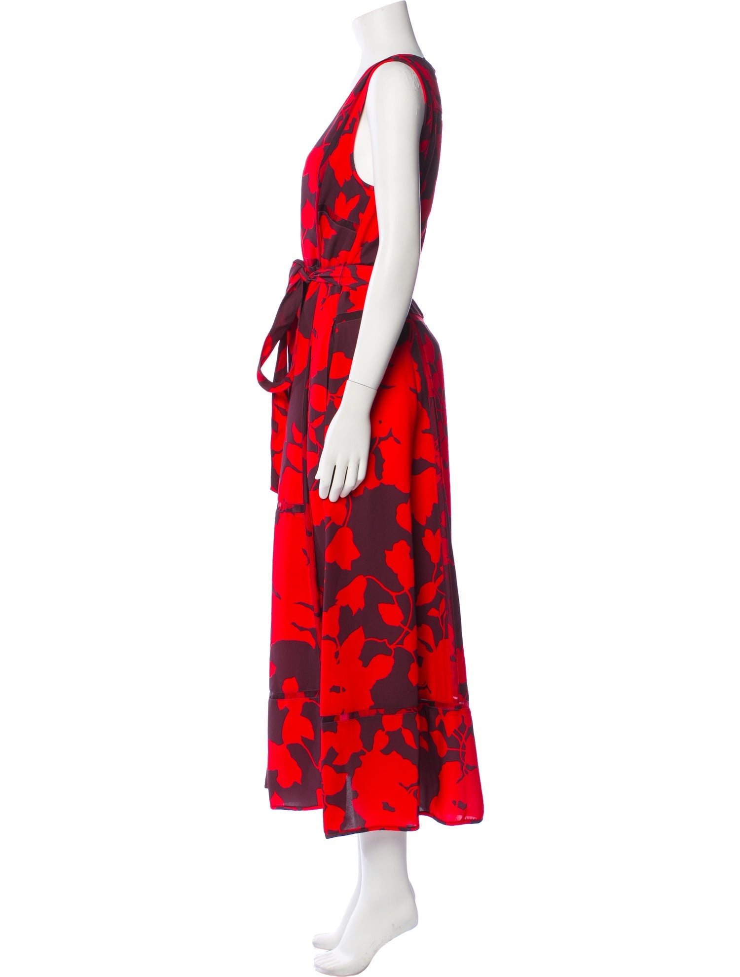 La Ligne Floral Print Long Dress