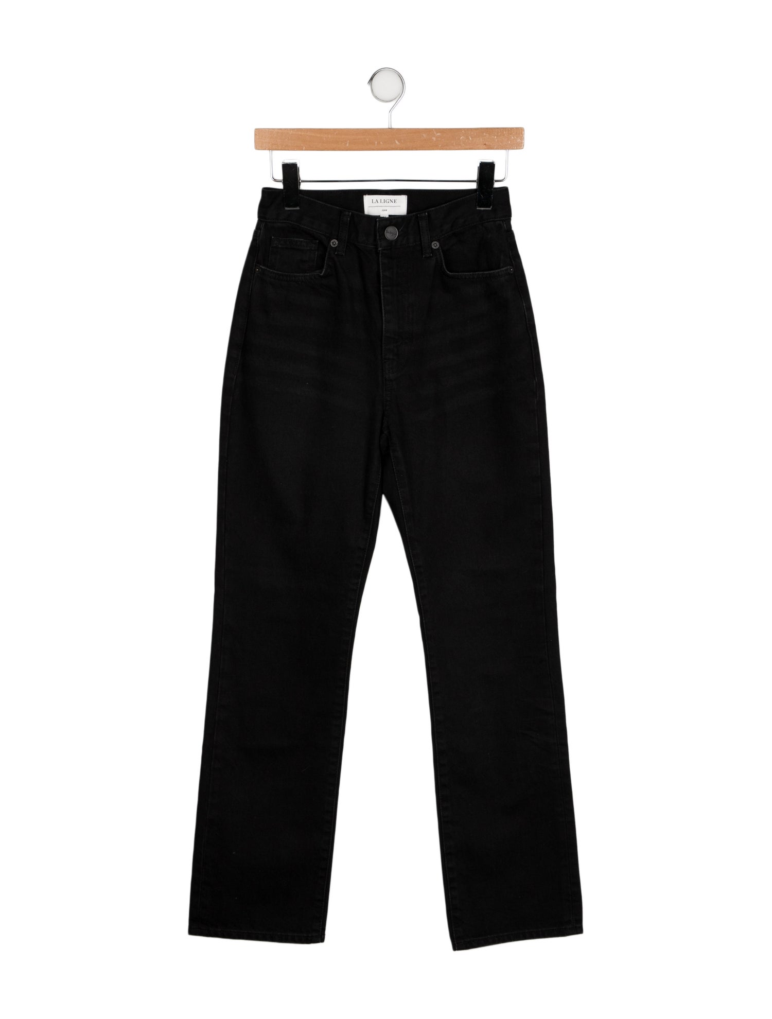 La Ligne Mid-Rise Straight Leg Jeans