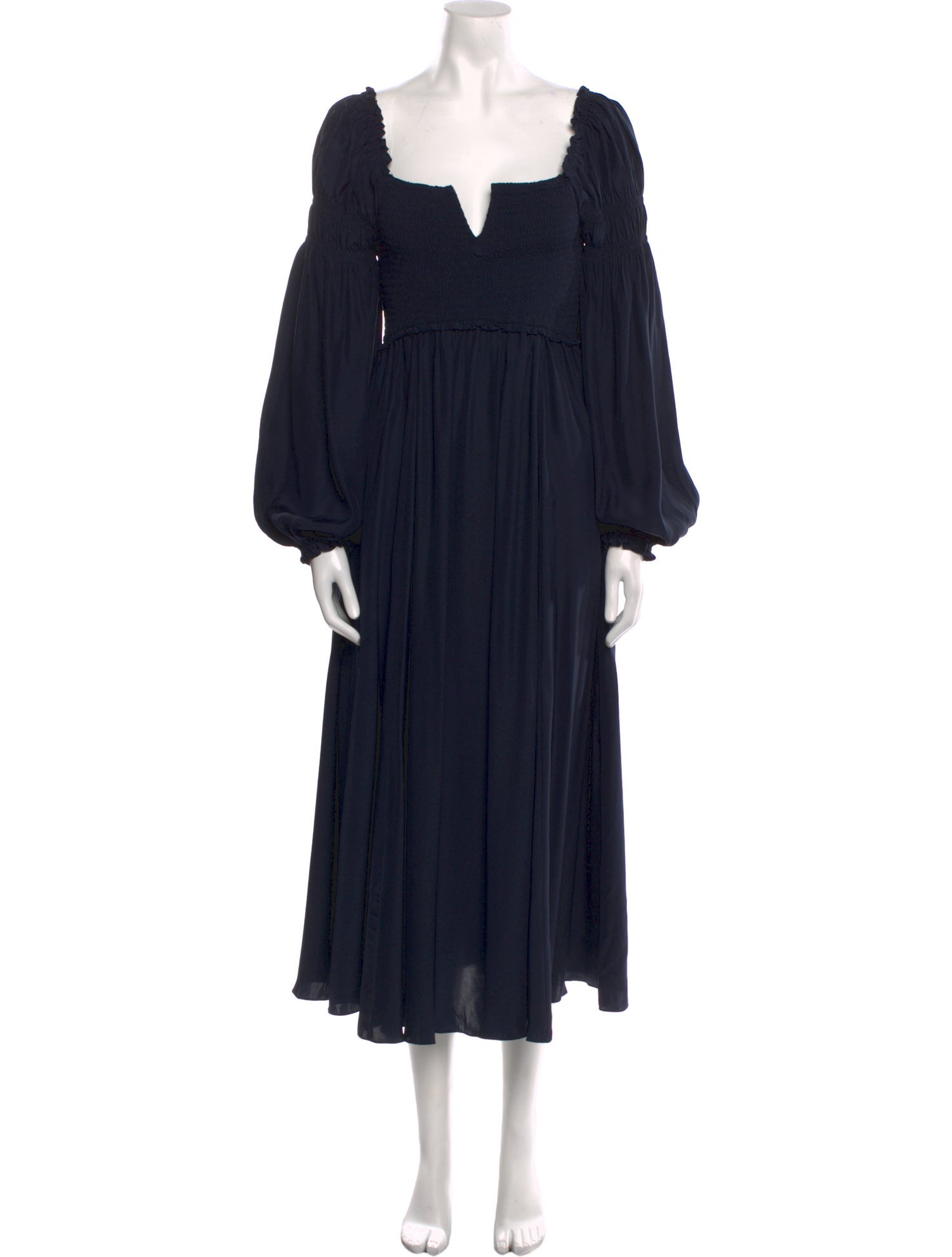 La Ligne Silk Midi Length Dress