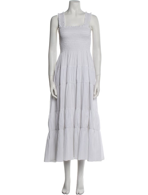 La Ligne Square Neckline Long Dress