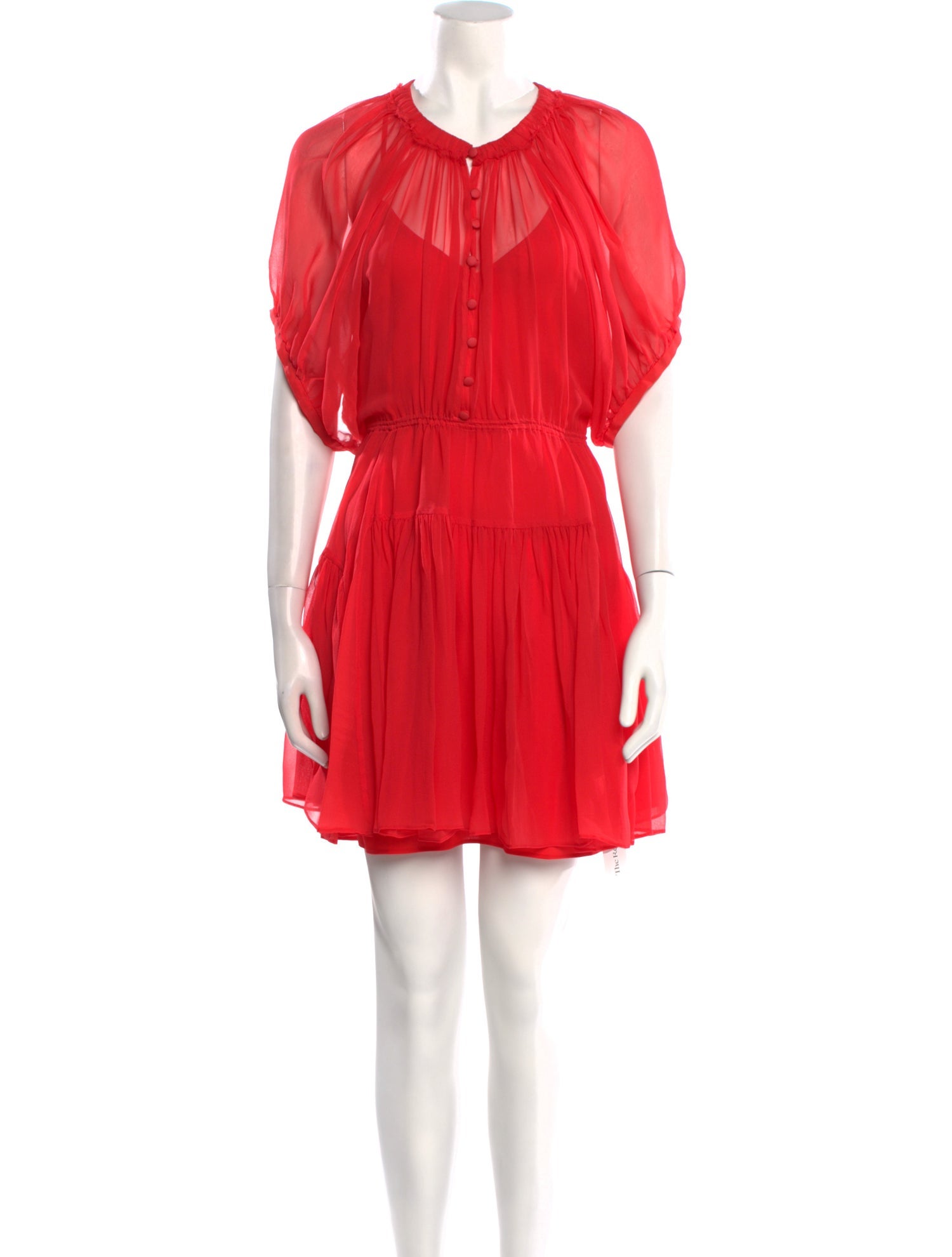 La Ligne Crew Neck Mini Dress