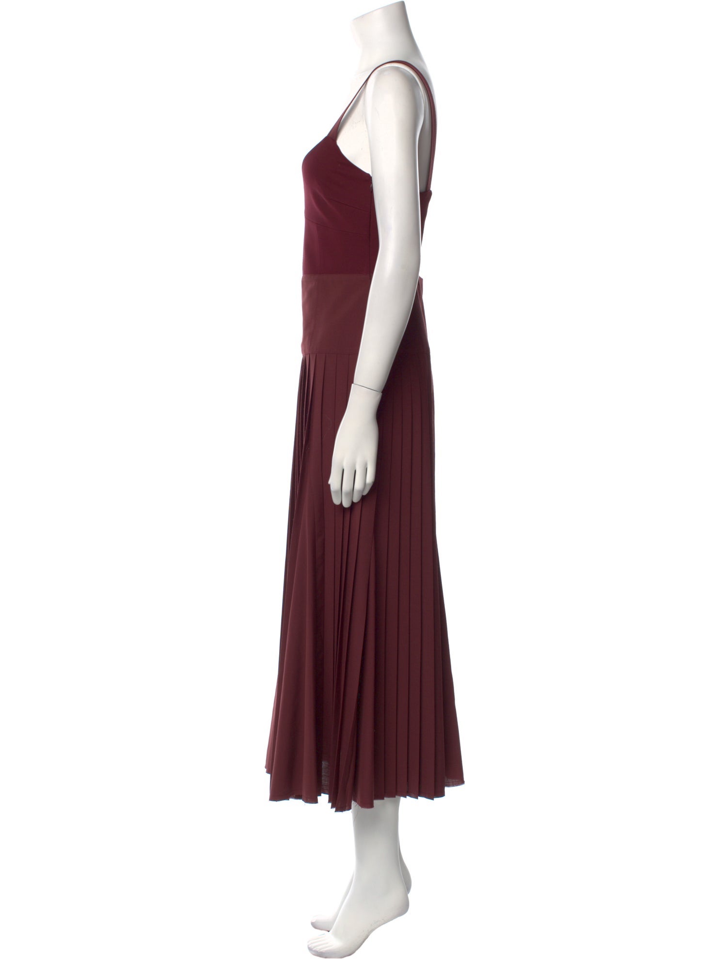 La Ligne V-Neck Long Dress