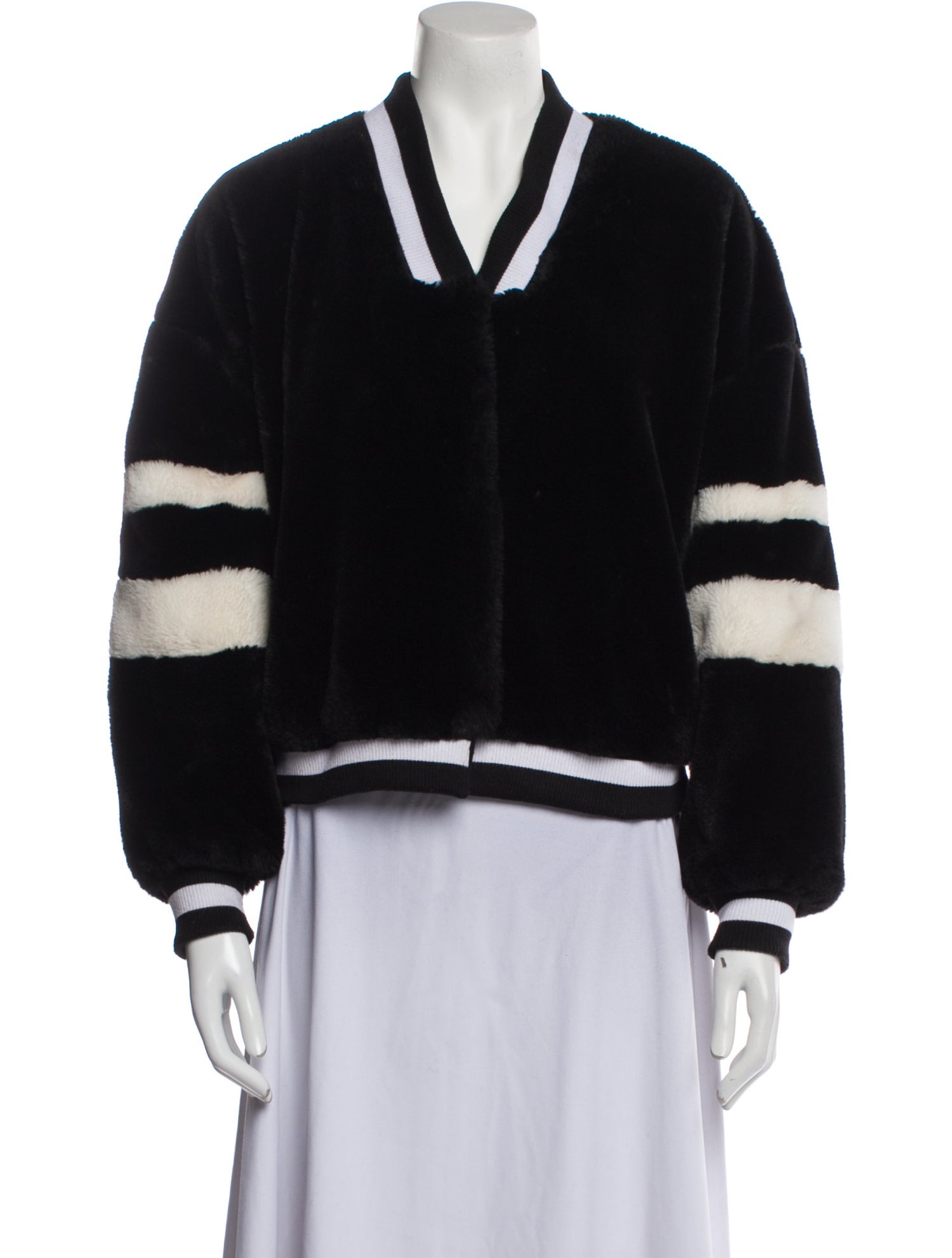 La Ligne Silk Striped Jacket