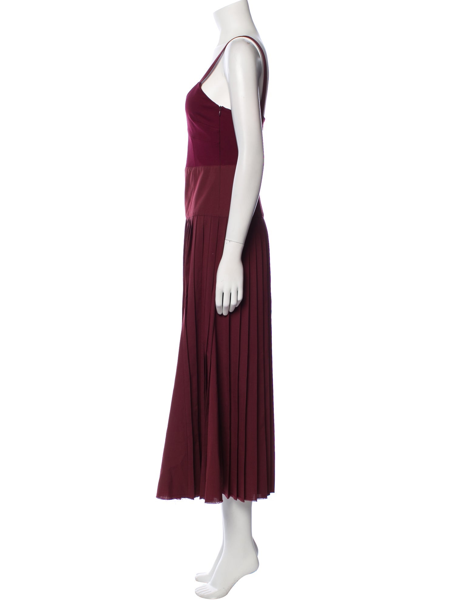 La Ligne V-Neck Long Dress