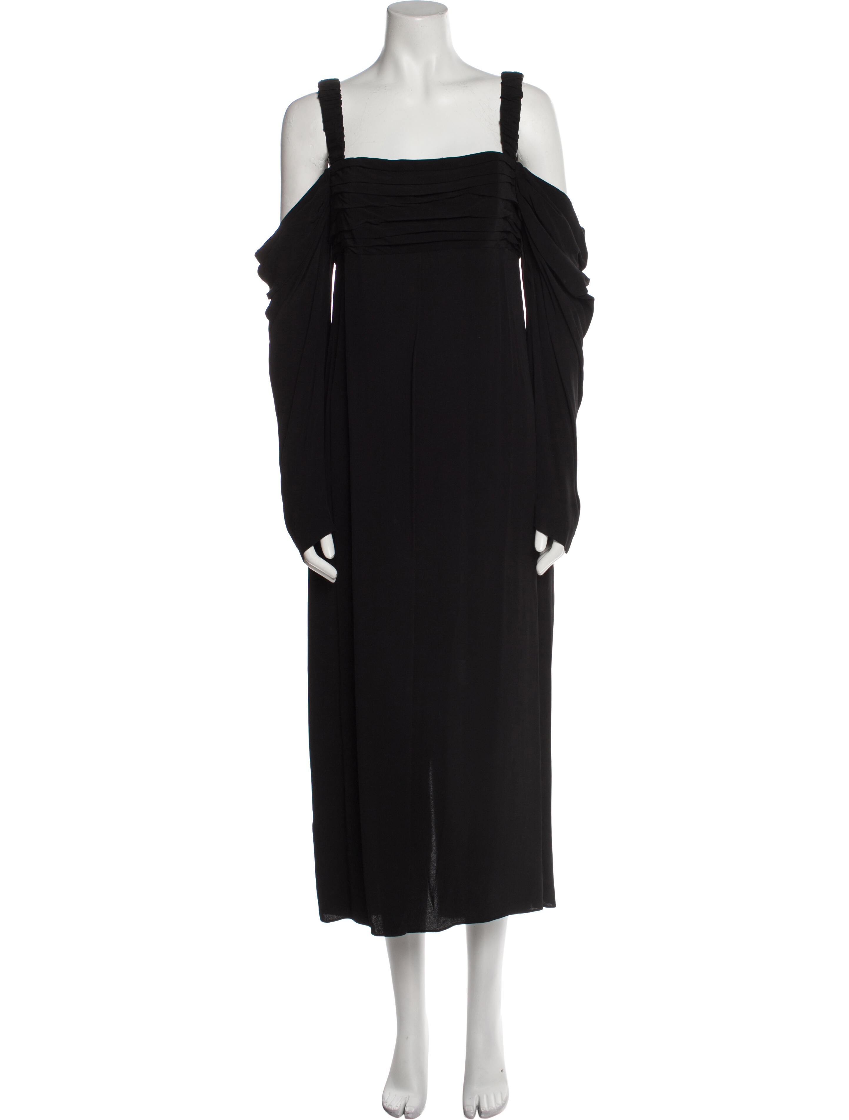 La Ligne Square Neckline Long Dress