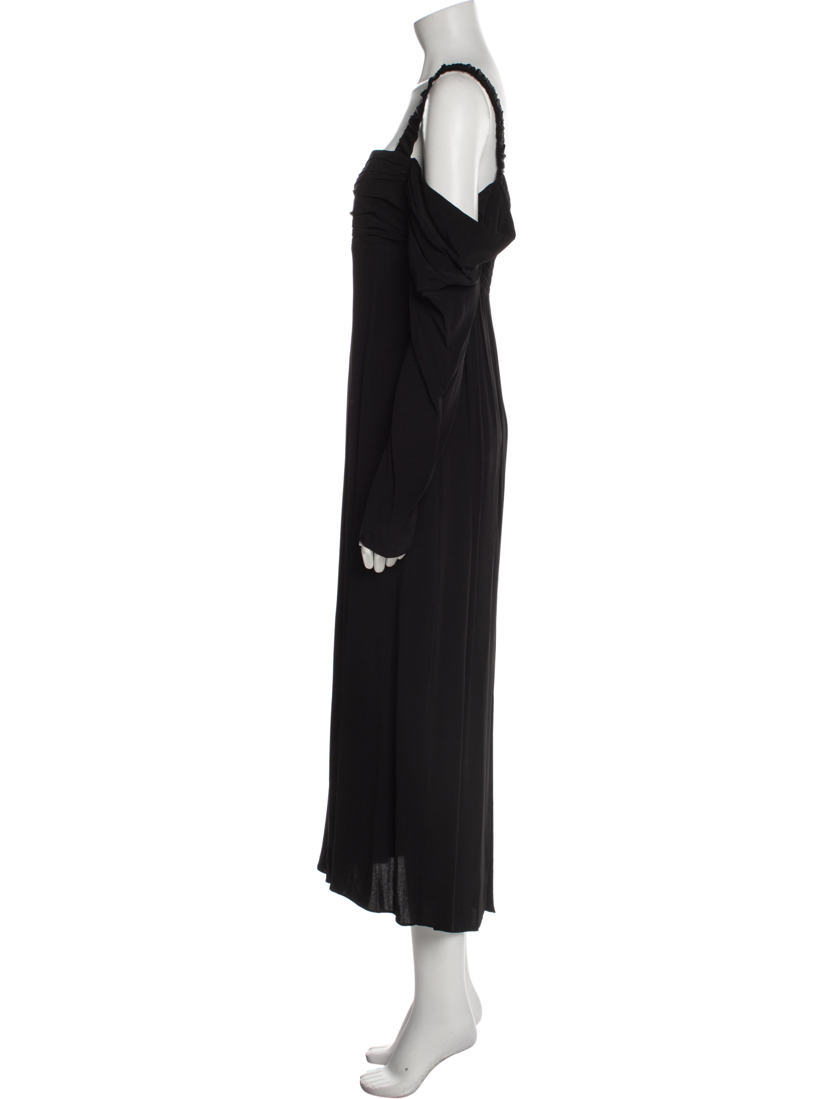La Ligne Square Neckline Long Dress
