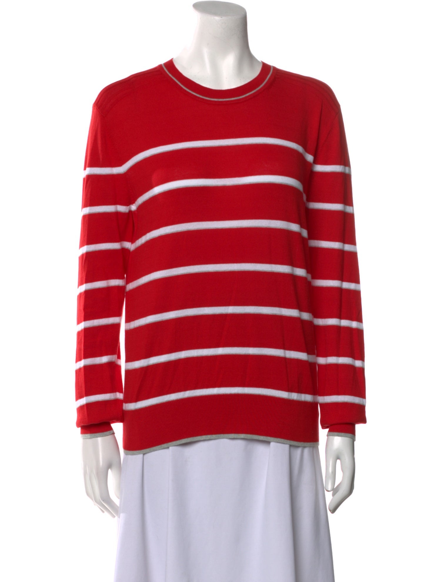 La Ligne Striped Crew Neck Sweatshirt