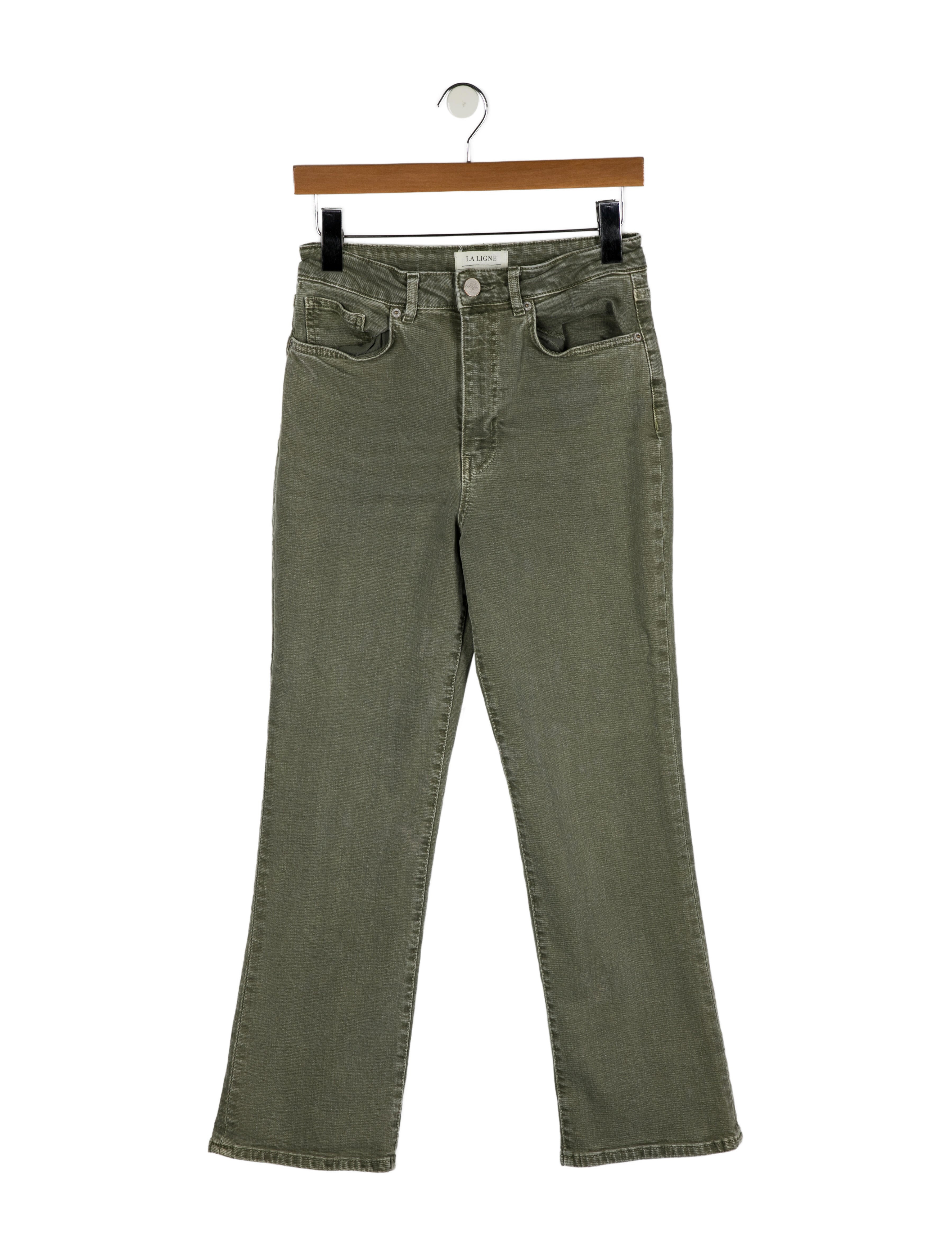 La Ligne High-Rise Straight Leg Jeans