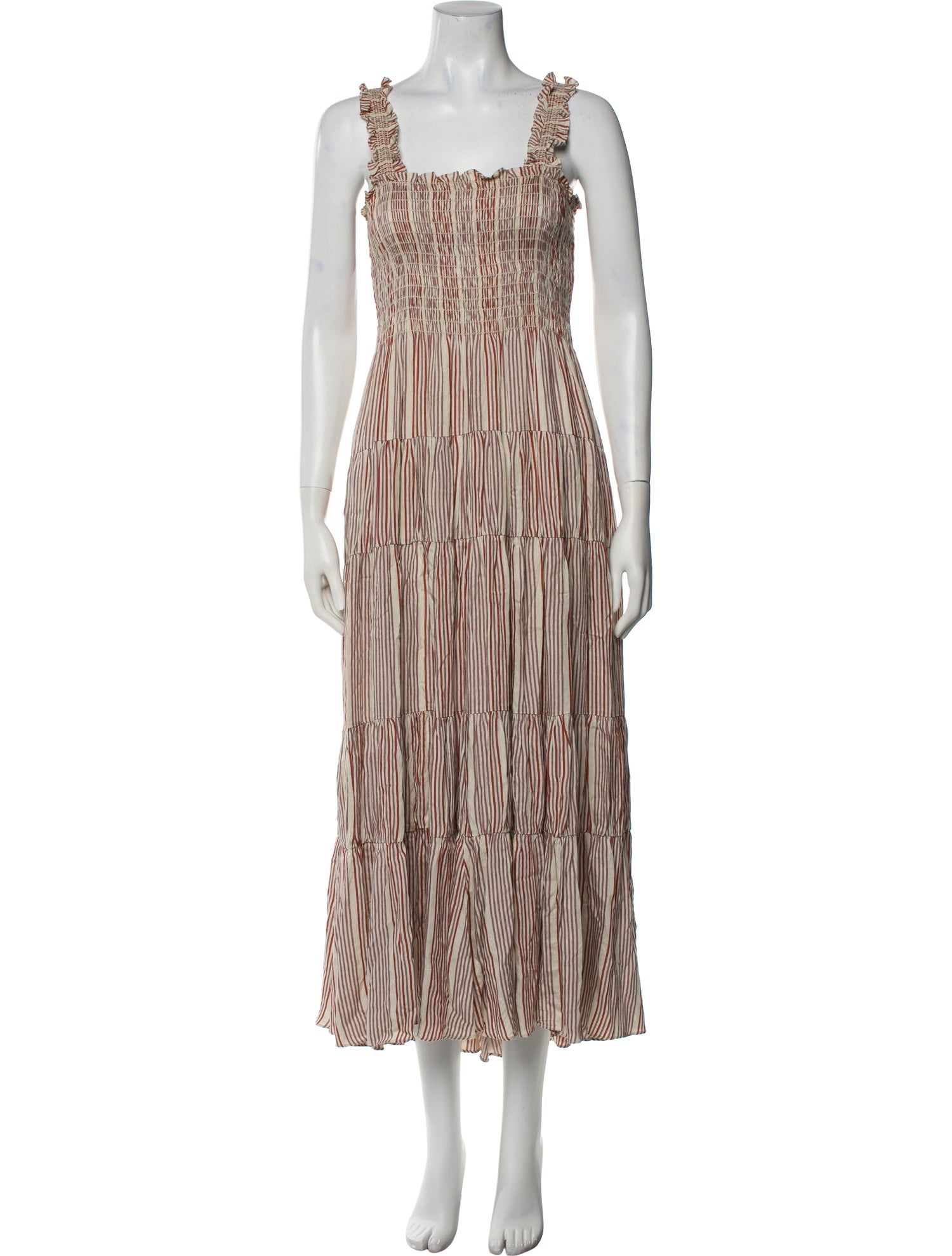 La Ligne Striped Long Dress