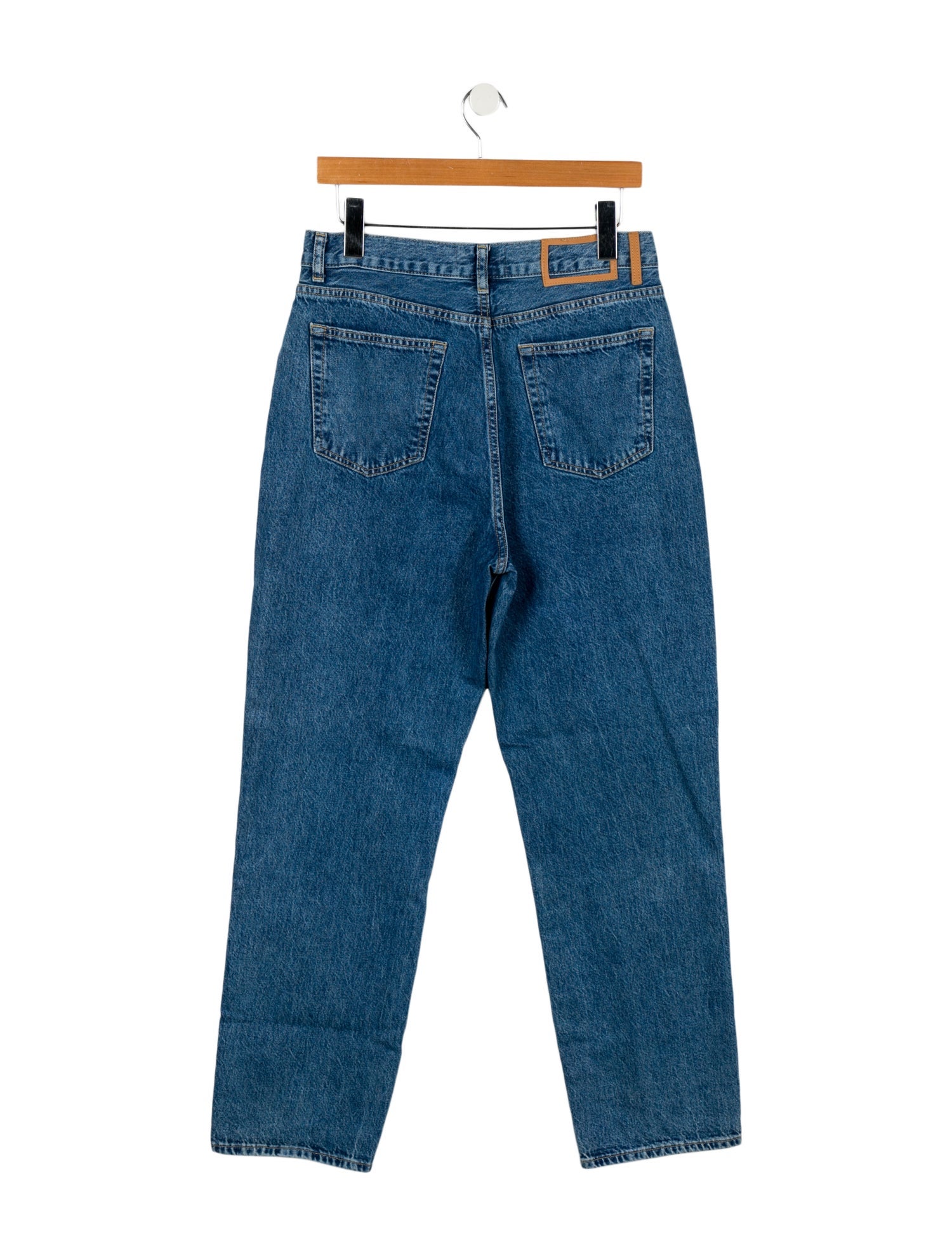 La Ligne High-Rise Straight Leg Jeans