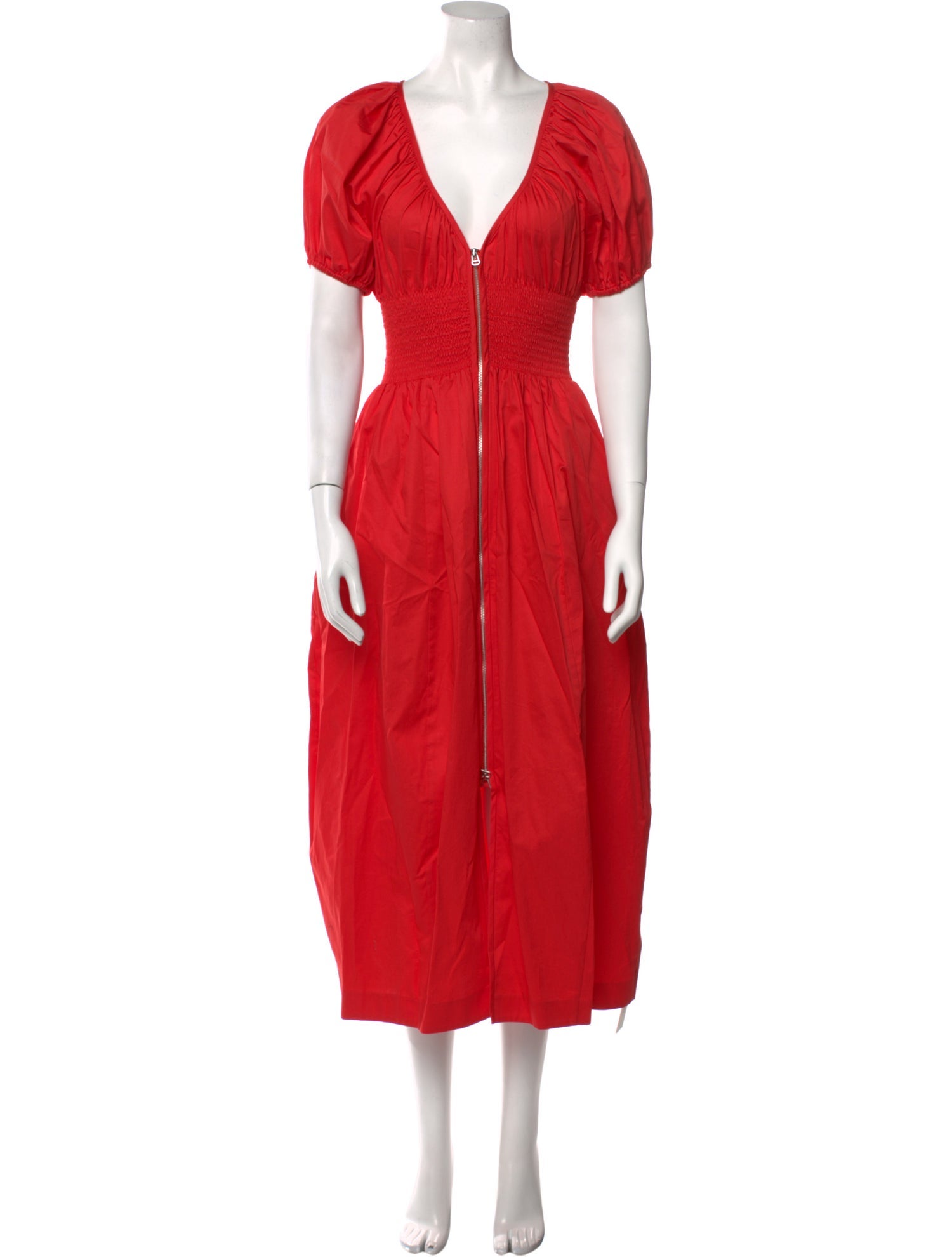 La Ligne V-Neck Long Dress