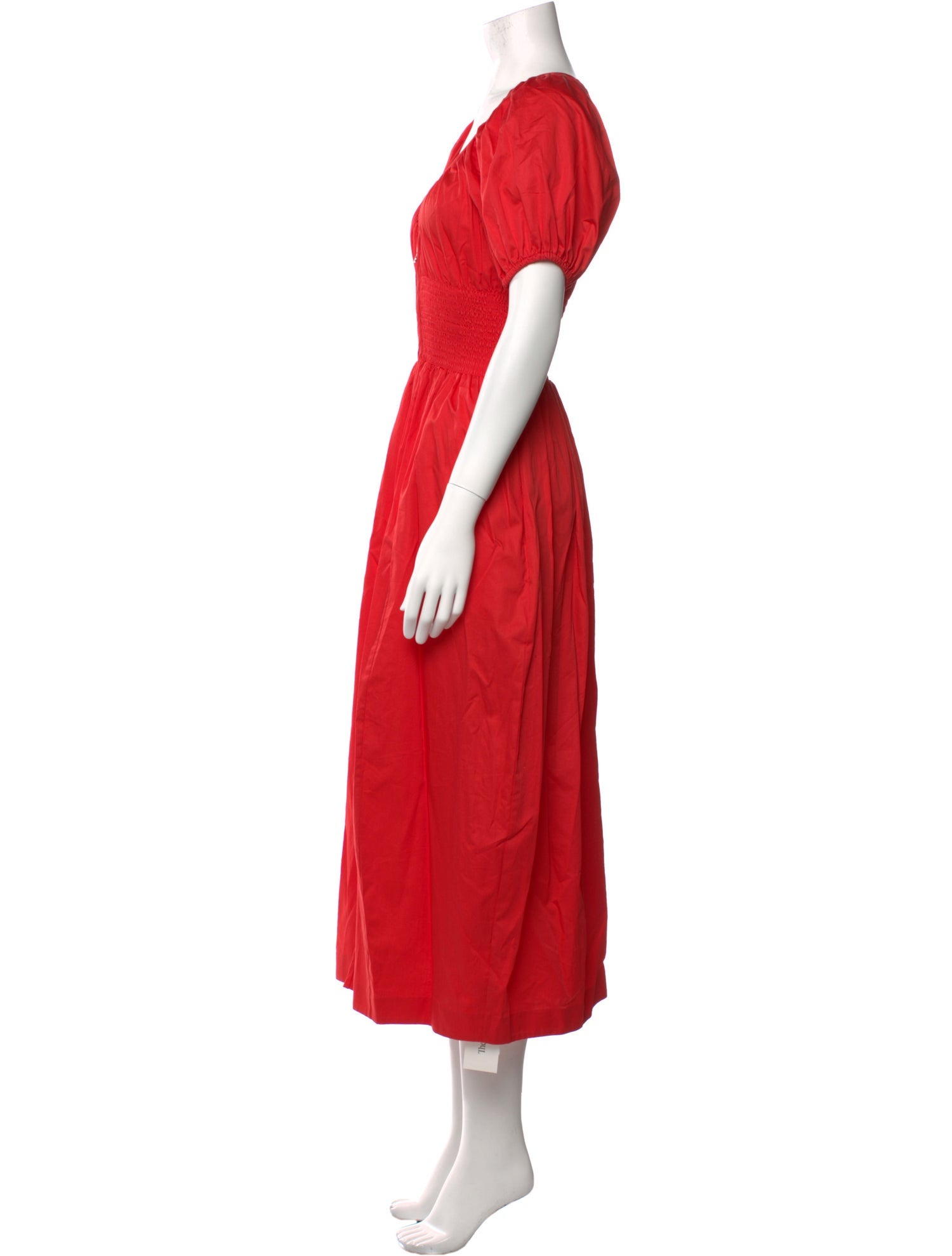 La Ligne V-Neck Long Dress